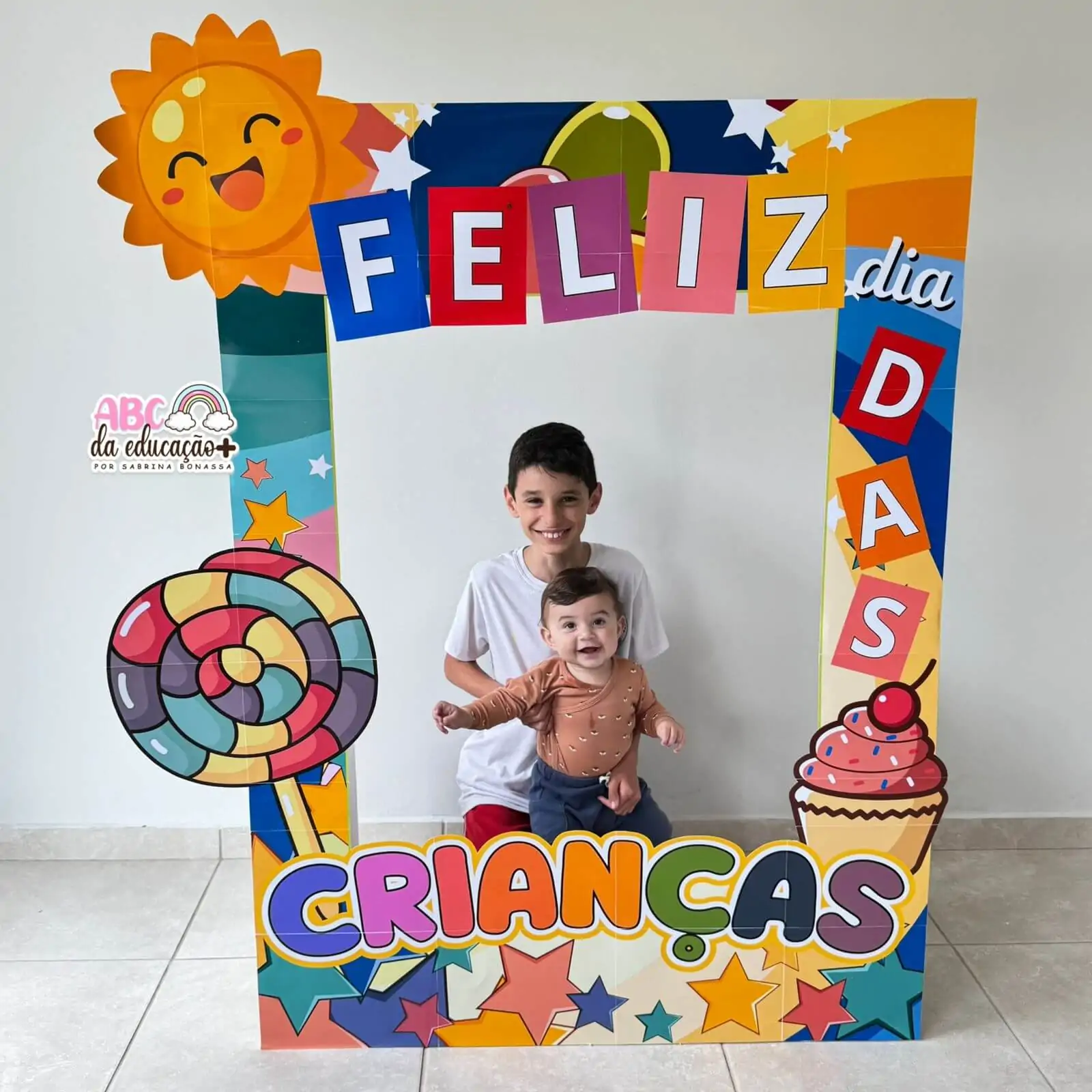 Moldura de Fotos Gigante - Dia das Crianças - Imagem 3