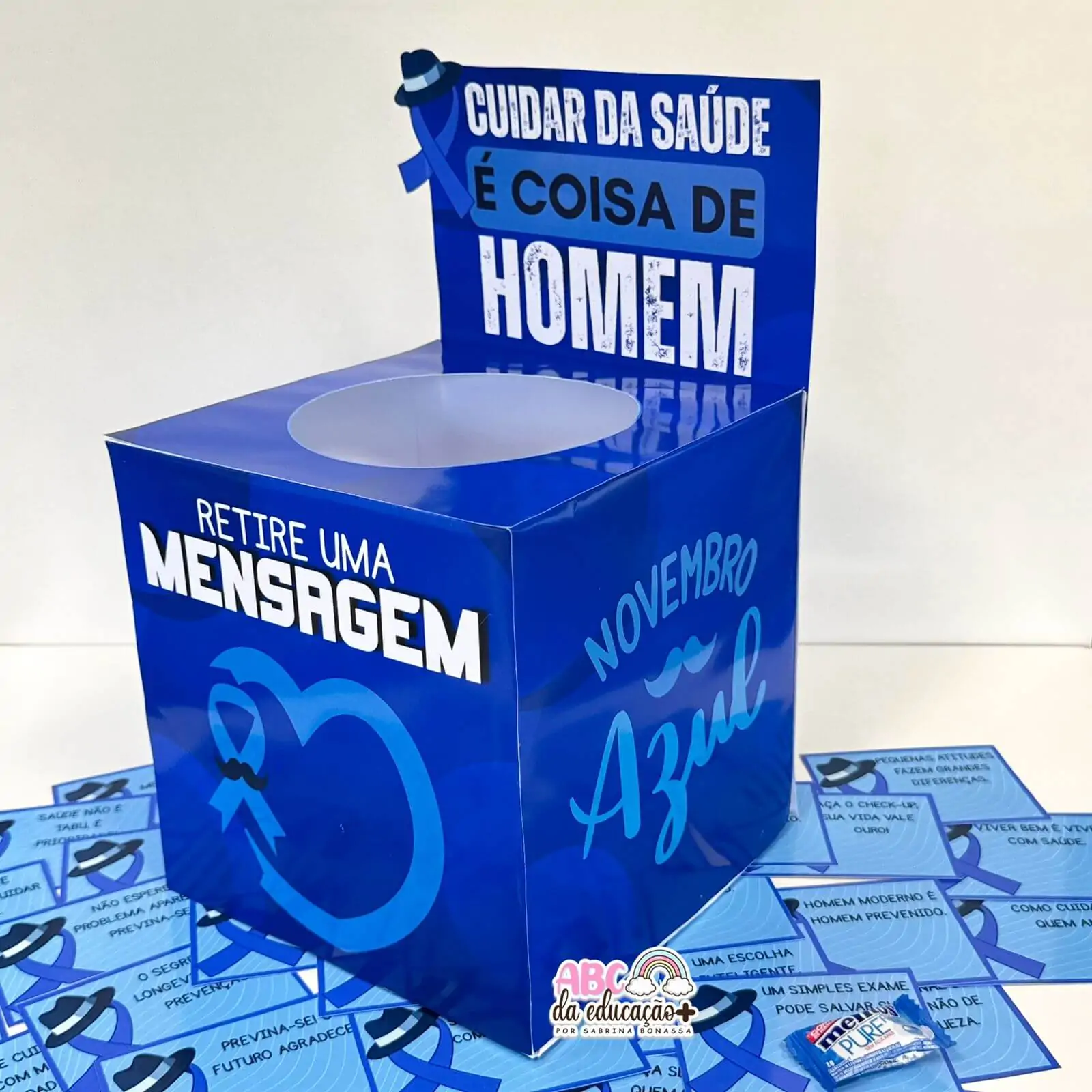Caixa Motivacional Novembro Azul - Imagem 9