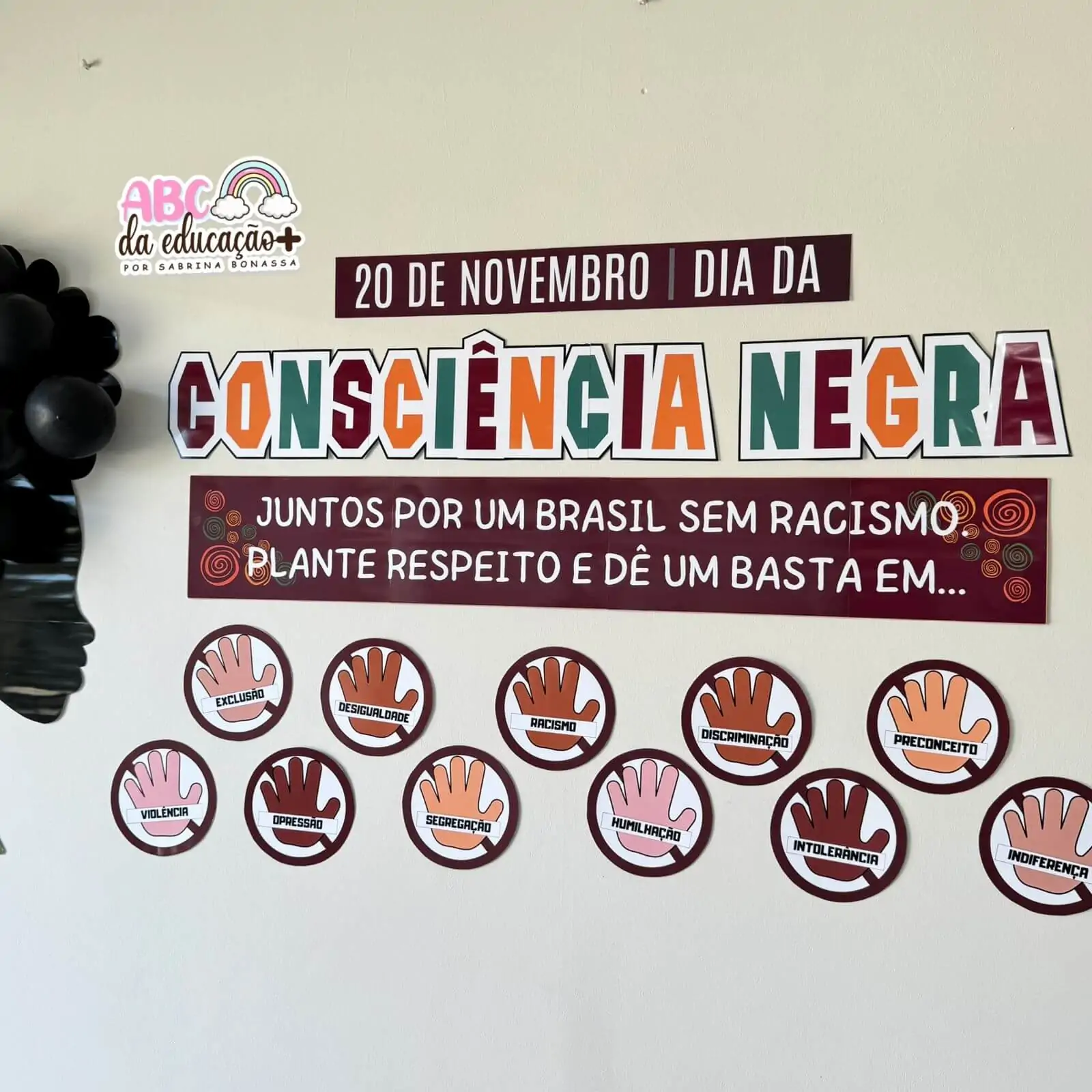 Painel Dia da Consciência Negra – Plante Respeito e Dê um Basta em... - Imagem 5