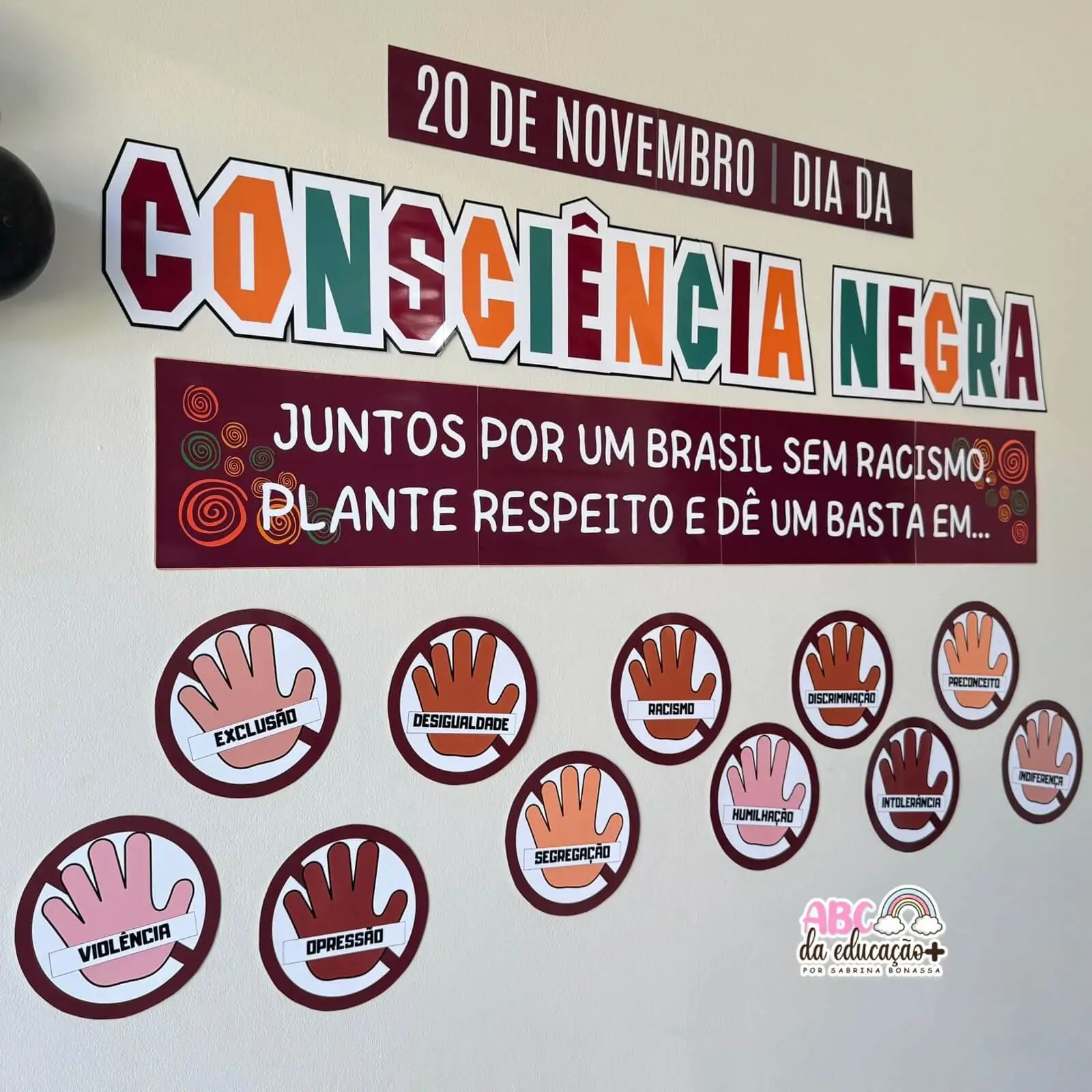 Painel Dia da Consciência Negra – Plante Respeito e Dê um Basta em... - Imagem 4