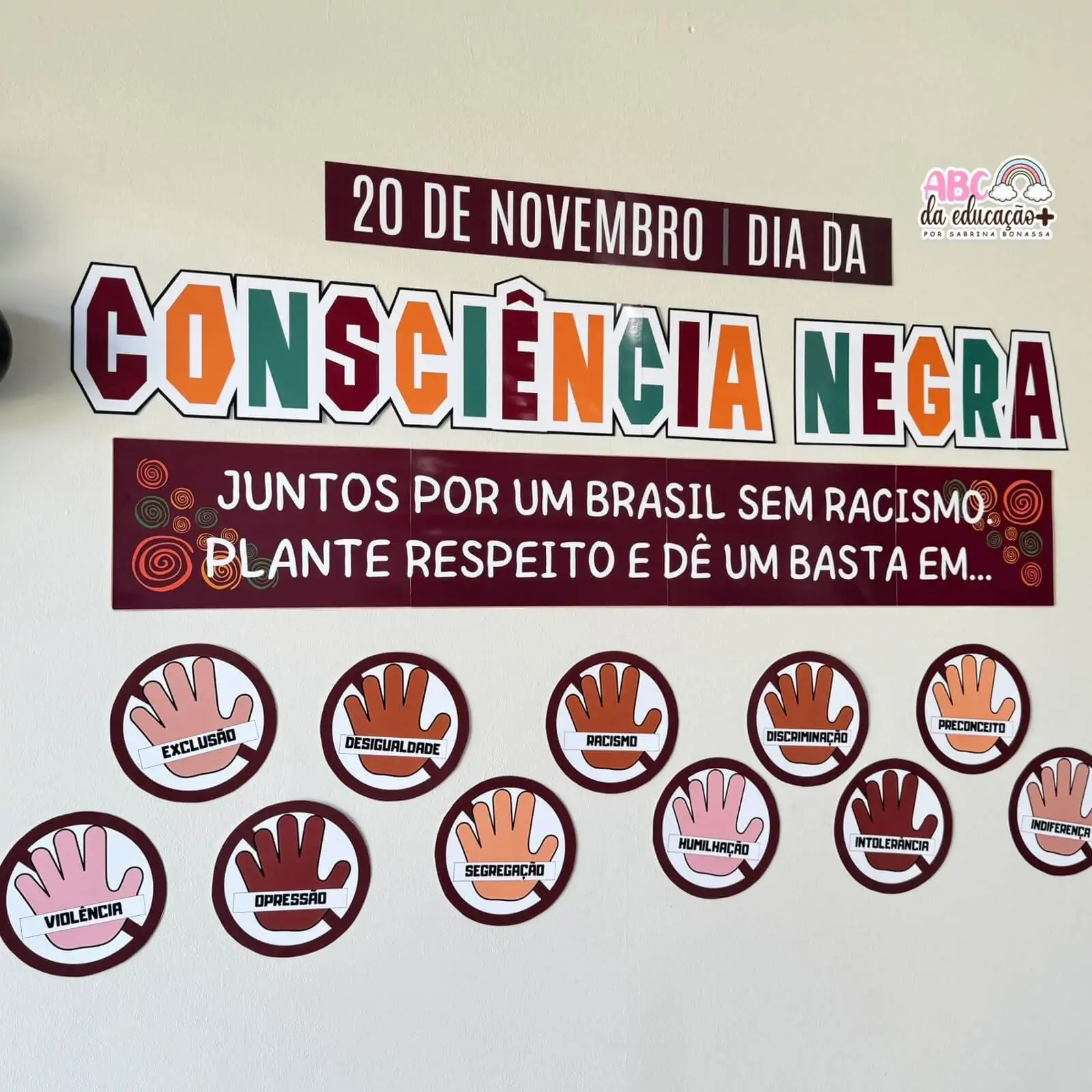 Painel Dia da Consciência Negra – Plante Respeito e Dê um Basta em... - Imagem 3