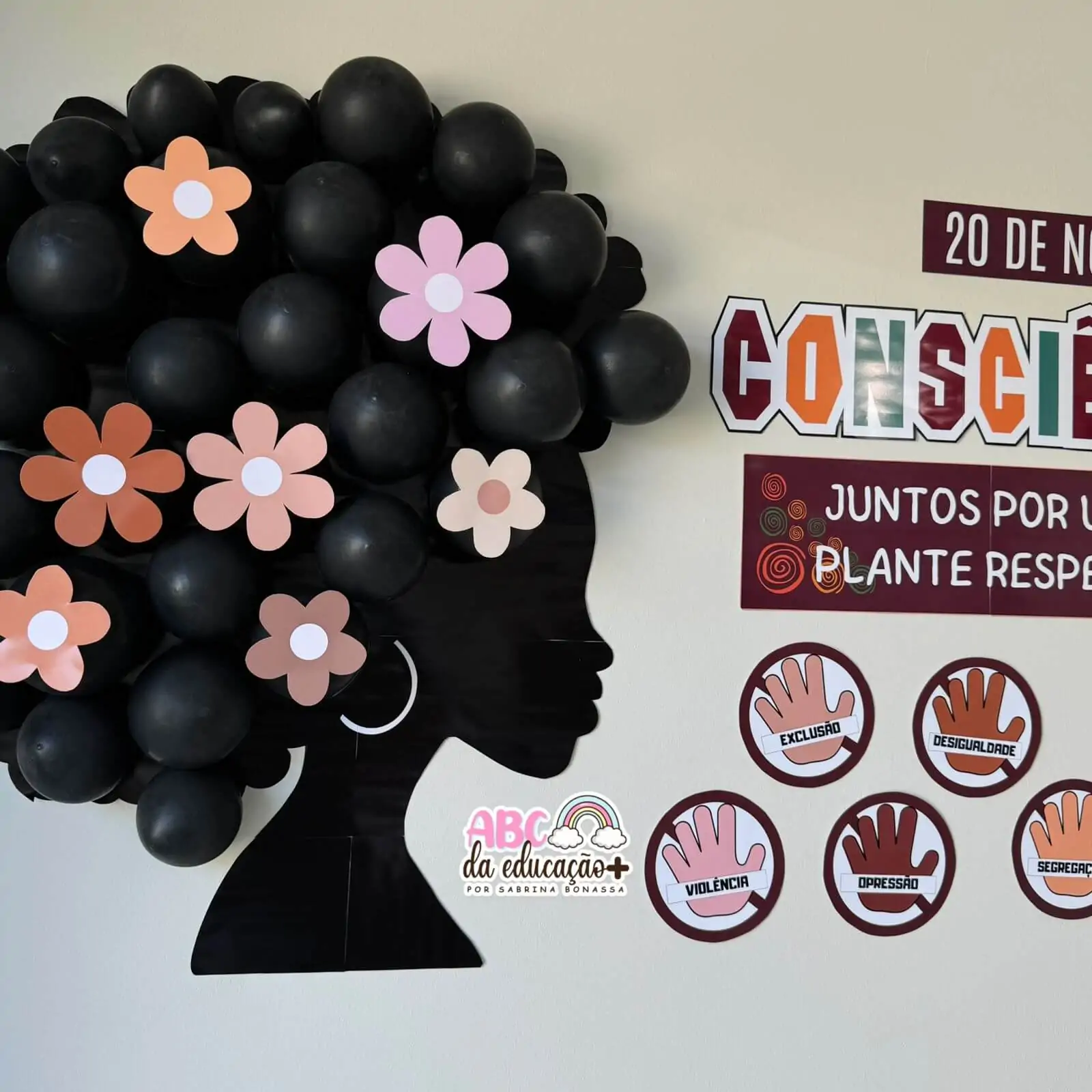 Painel Dia da Consciência Negra – Plante Respeito e Dê um Basta em... - Imagem 2