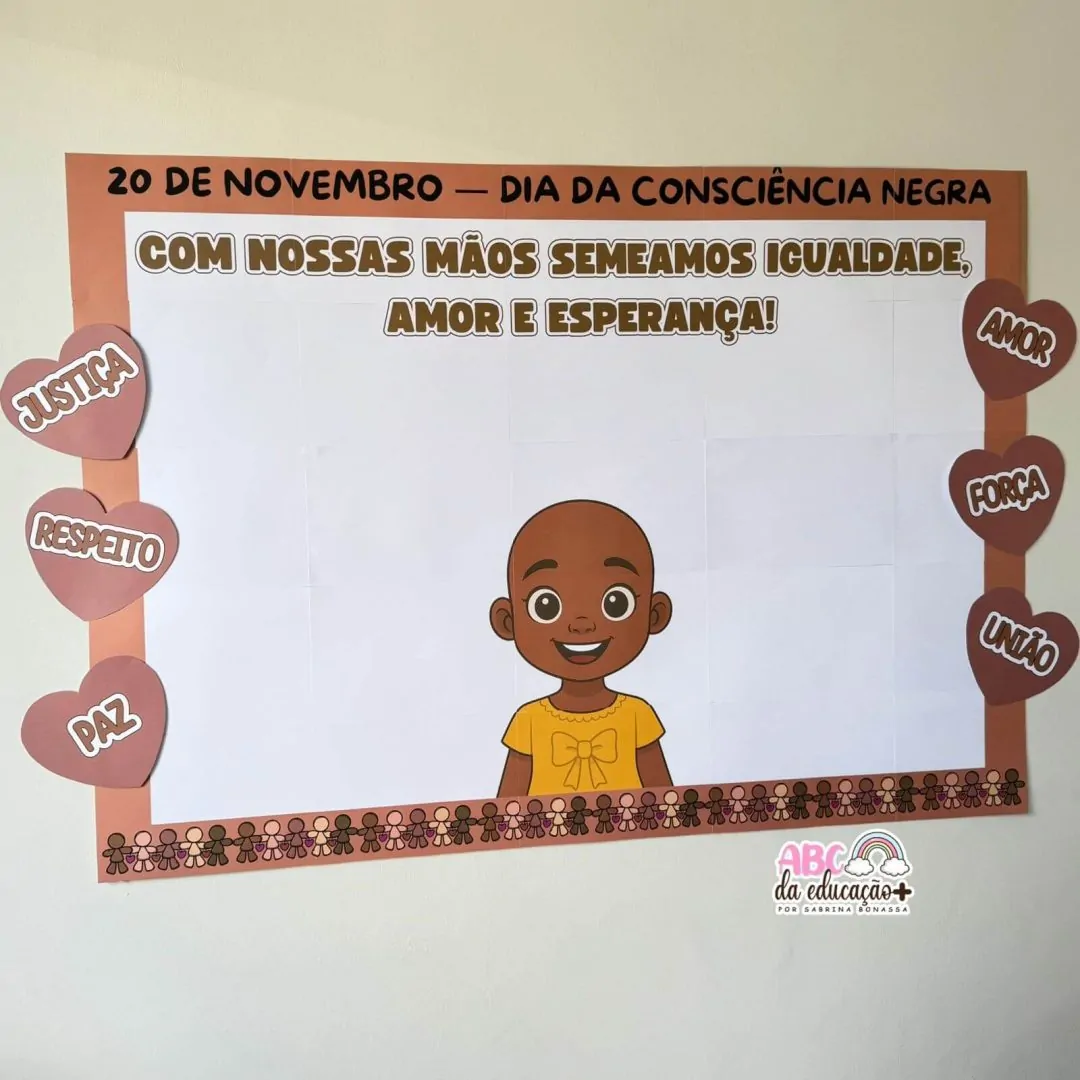 Painel Dia da Consciência Negra – Mãos da Igualdade - Imagem 4
