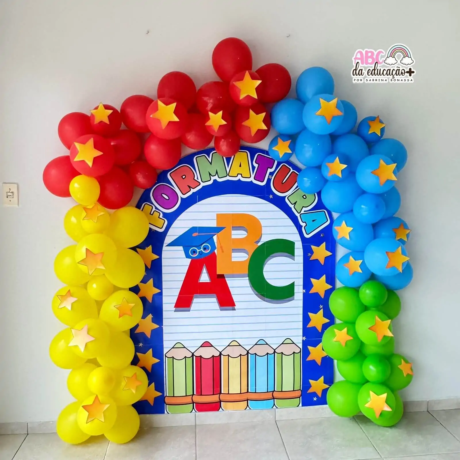 Painel de Formatura ABC – Educação Infantil