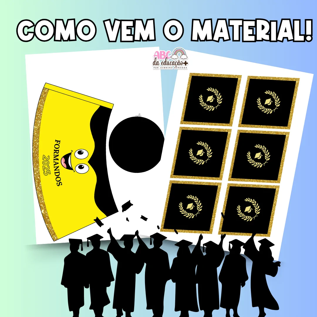 Copinho Capelo Divertido – Lembrancinha de Formatura Infantil - Imagem 2