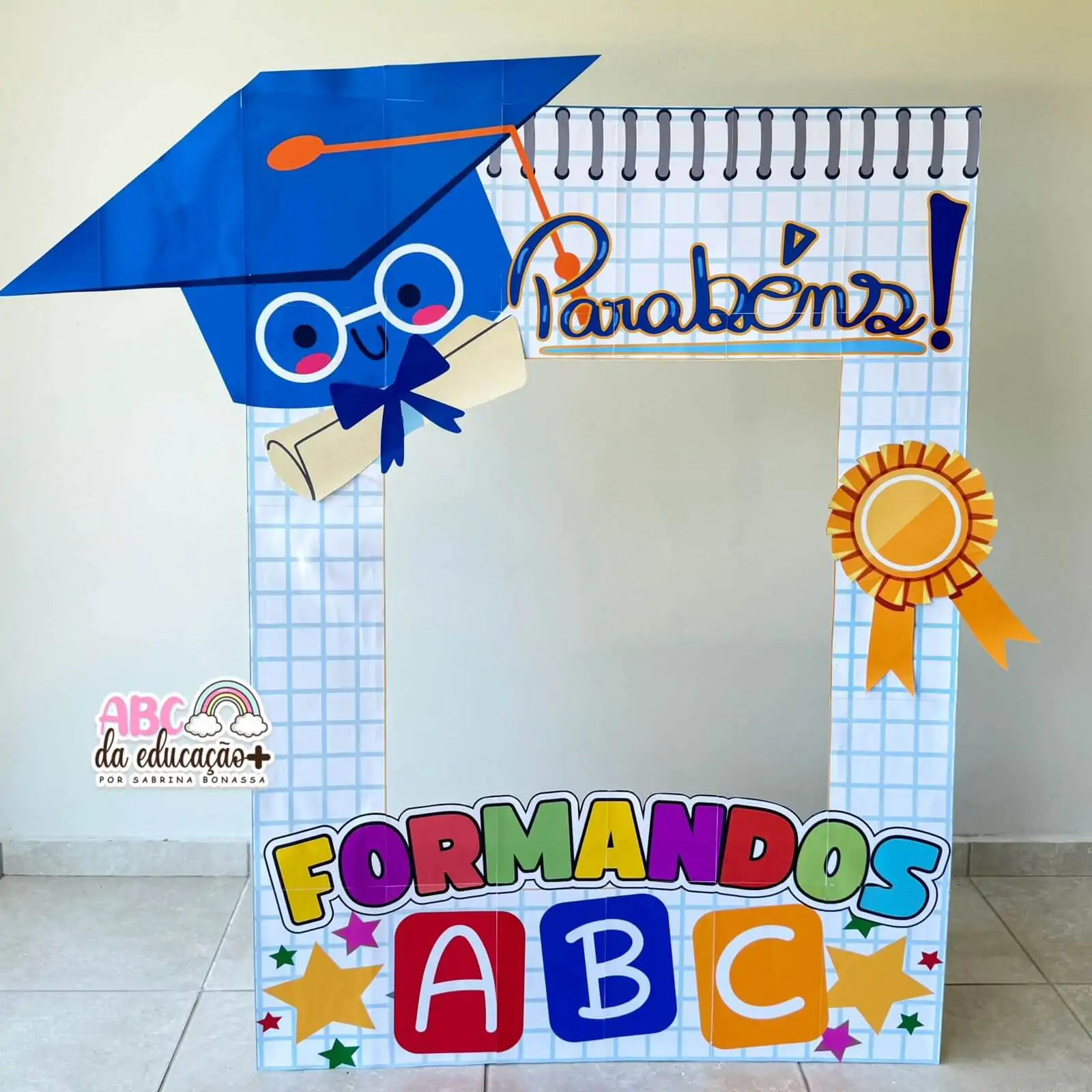 Moldura de Fotos Gigante – Formatura Infantil ABC - Imagem 2