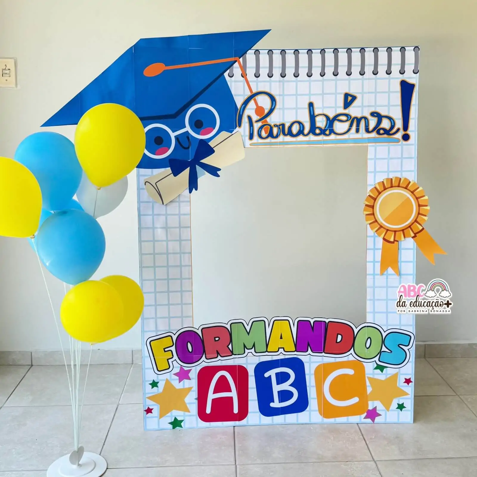 Moldura de Fotos Gigante – Formatura Infantil ABC - Imagem 5