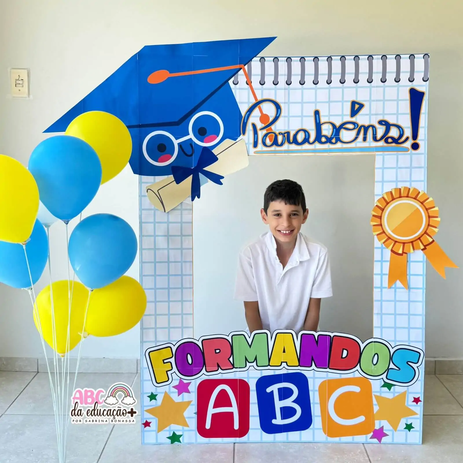 Moldura de Fotos Gigante – Formatura Infantil ABC - Imagem 3