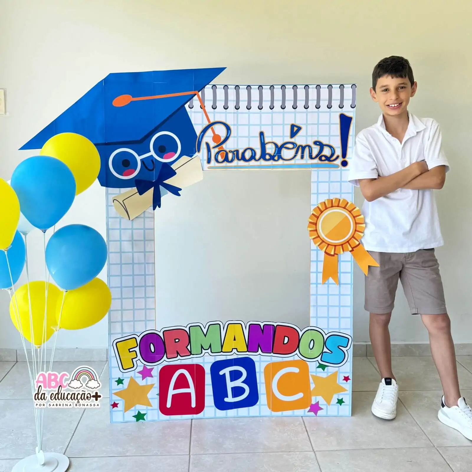 Moldura de Fotos Gigante – Formatura Infantil ABC - Imagem 4