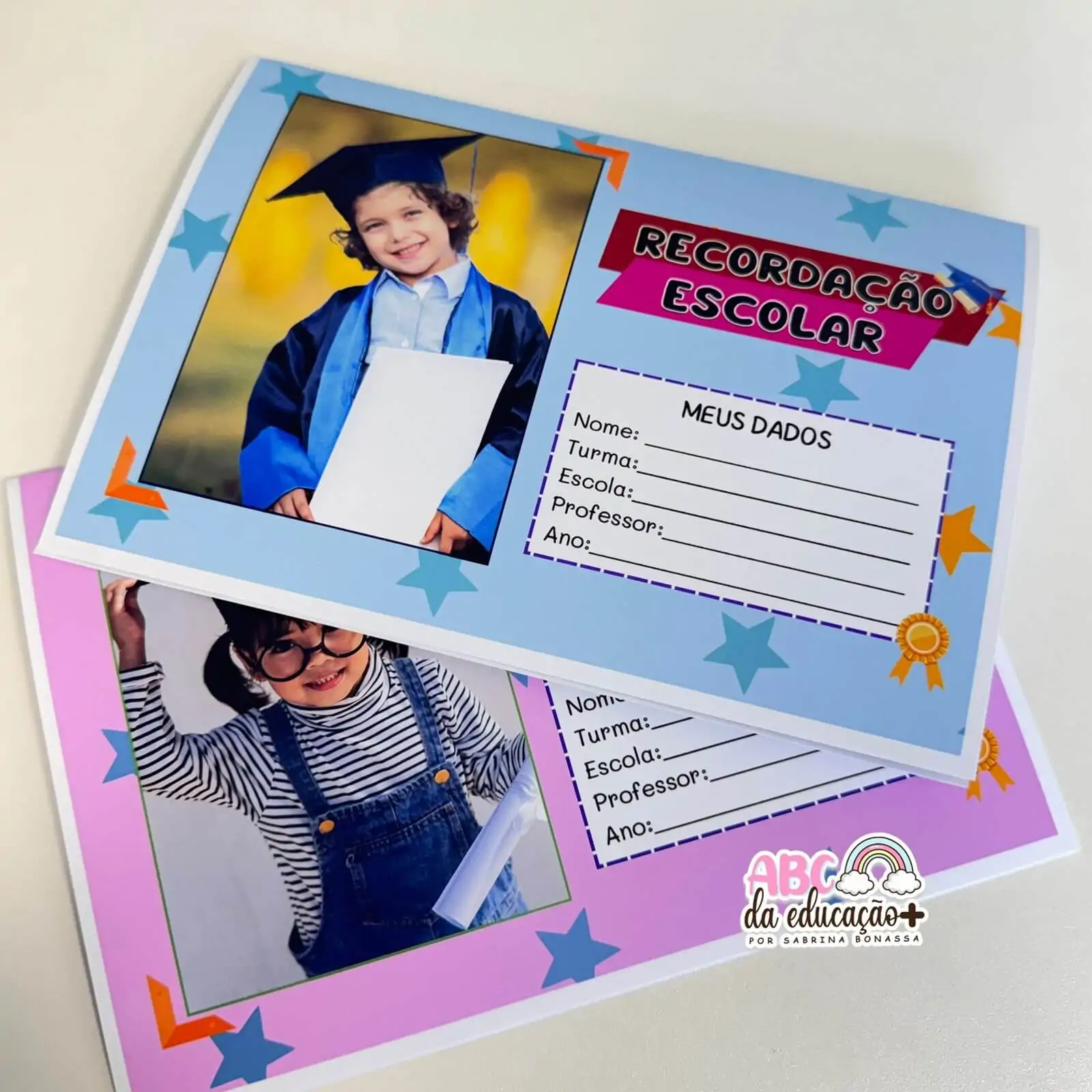 Recordação Escolar Diploma de Formatura Editável - Imagem 2