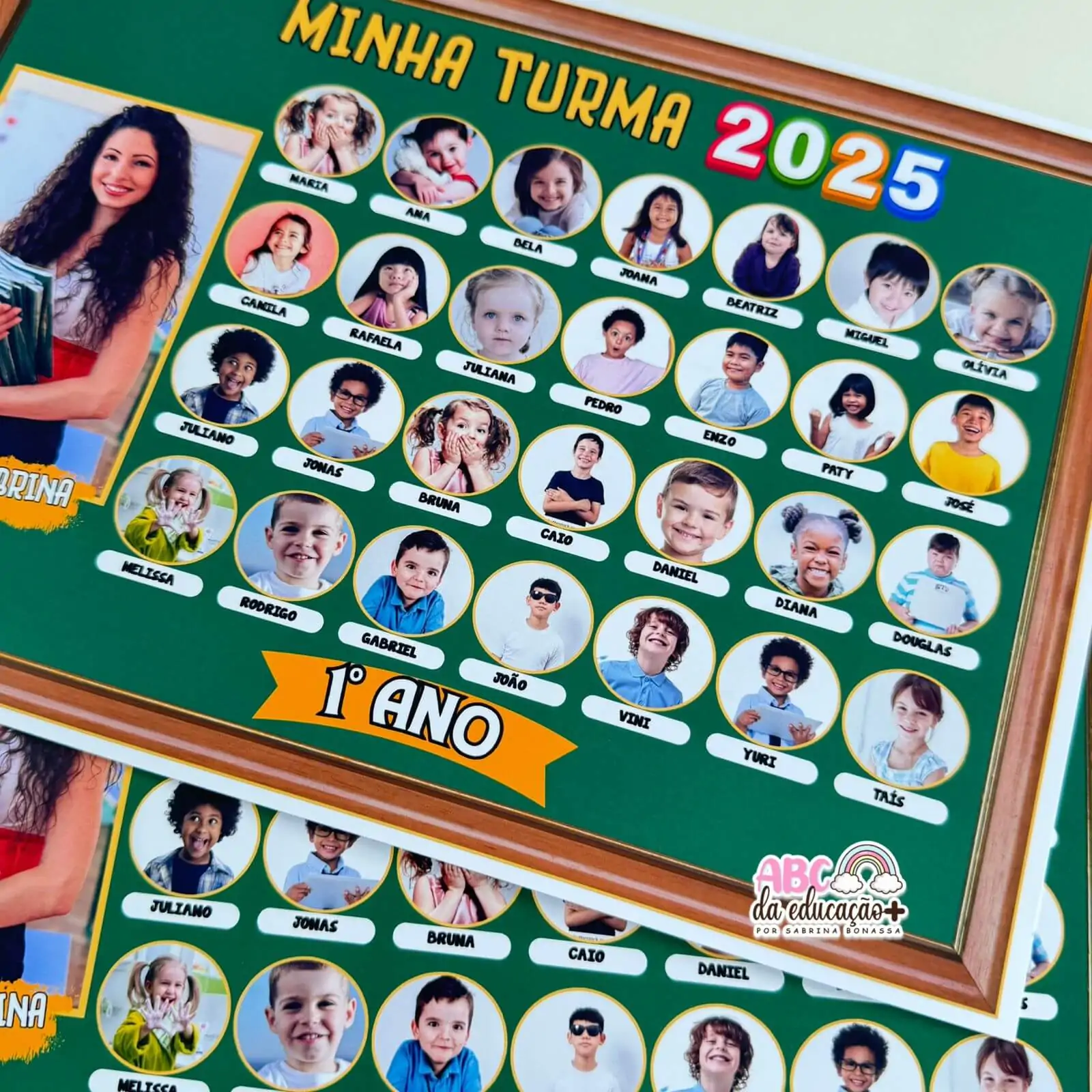 Recordação Escolar “Minha Turma” – Modelo Editável - Imagem 4