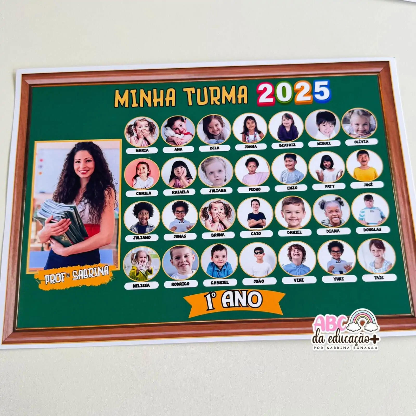Recordação Escolar “Minha Turma” – Modelo Editável - Imagem 2