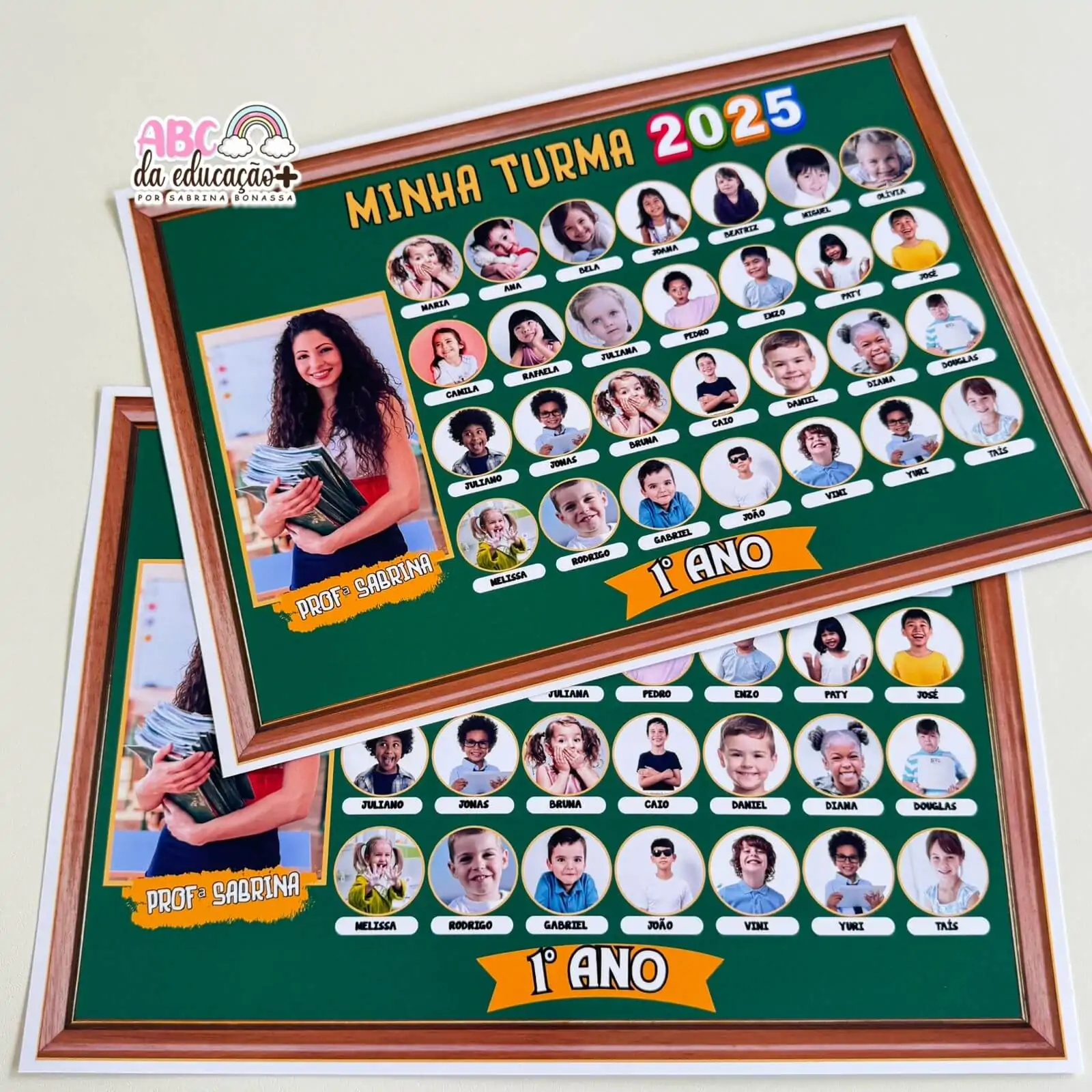 Recordação Escolar “Minha Turma” – Modelo Editável - Imagem 3