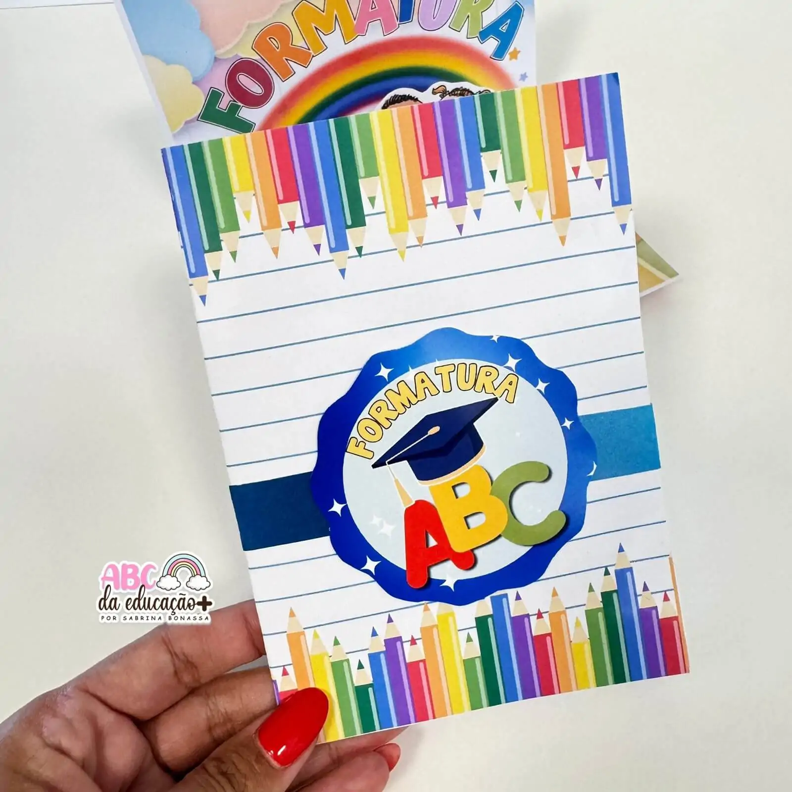 Convite de Formatura ABC Editável - Imagem 3