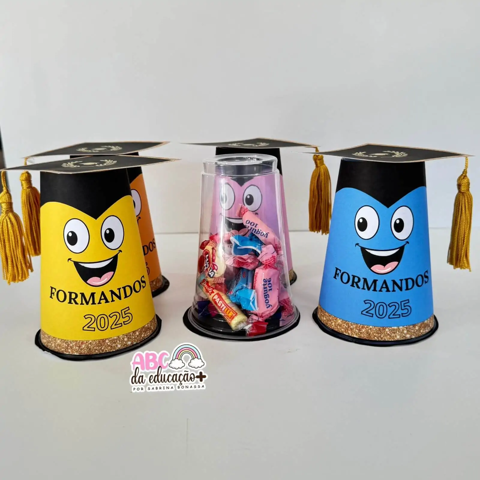 Copinho Capelo Divertido – Lembrancinha de Formatura Infantil - Imagem 6