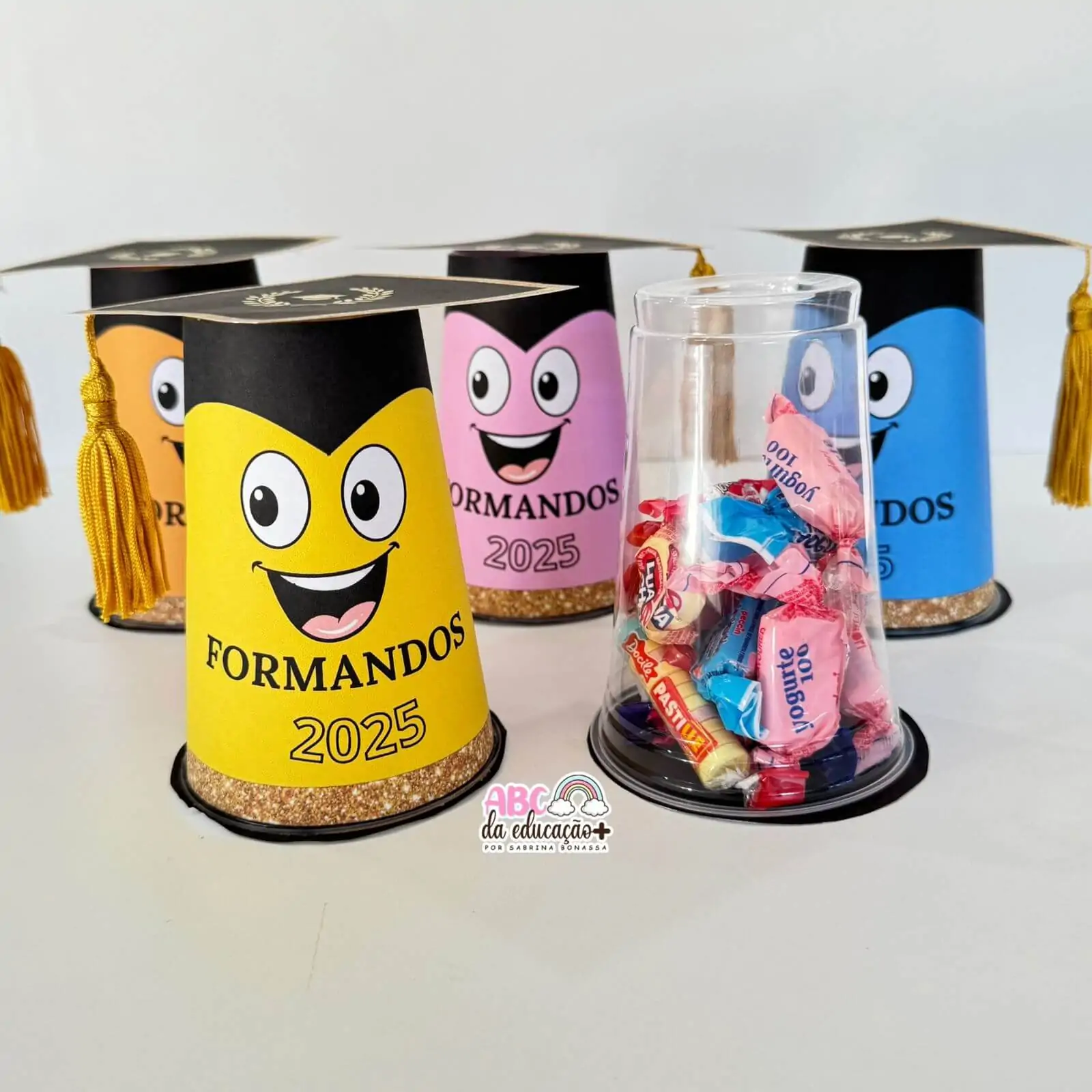 Copinho Capelo Divertido – Lembrancinha de Formatura Infantil - Imagem 5