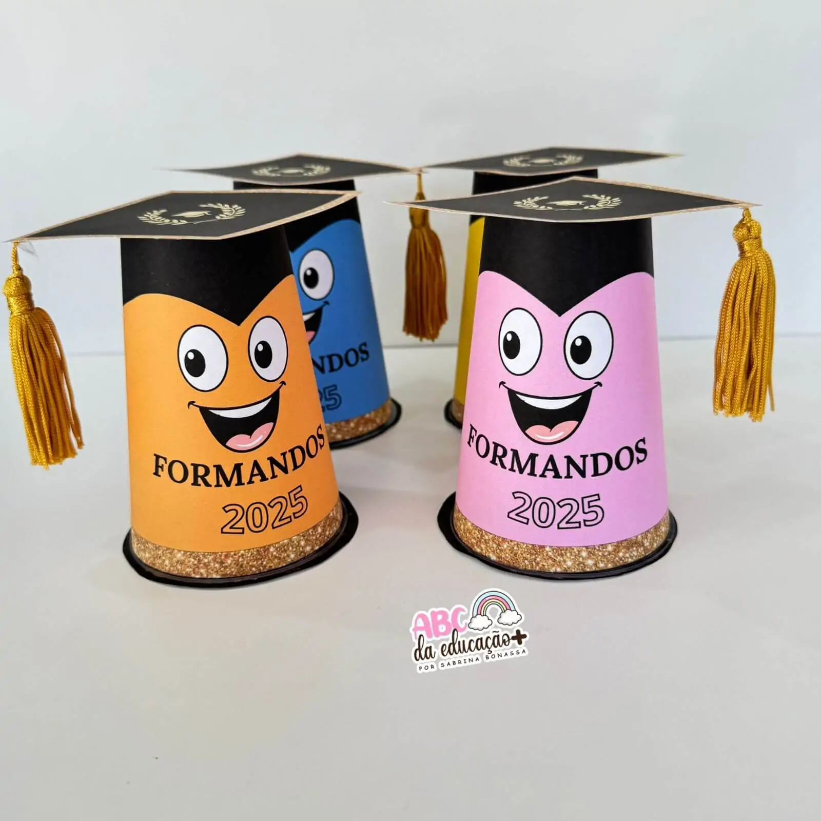 Copinho Capelo Divertido – Lembrancinha de Formatura Infantil - Imagem 3