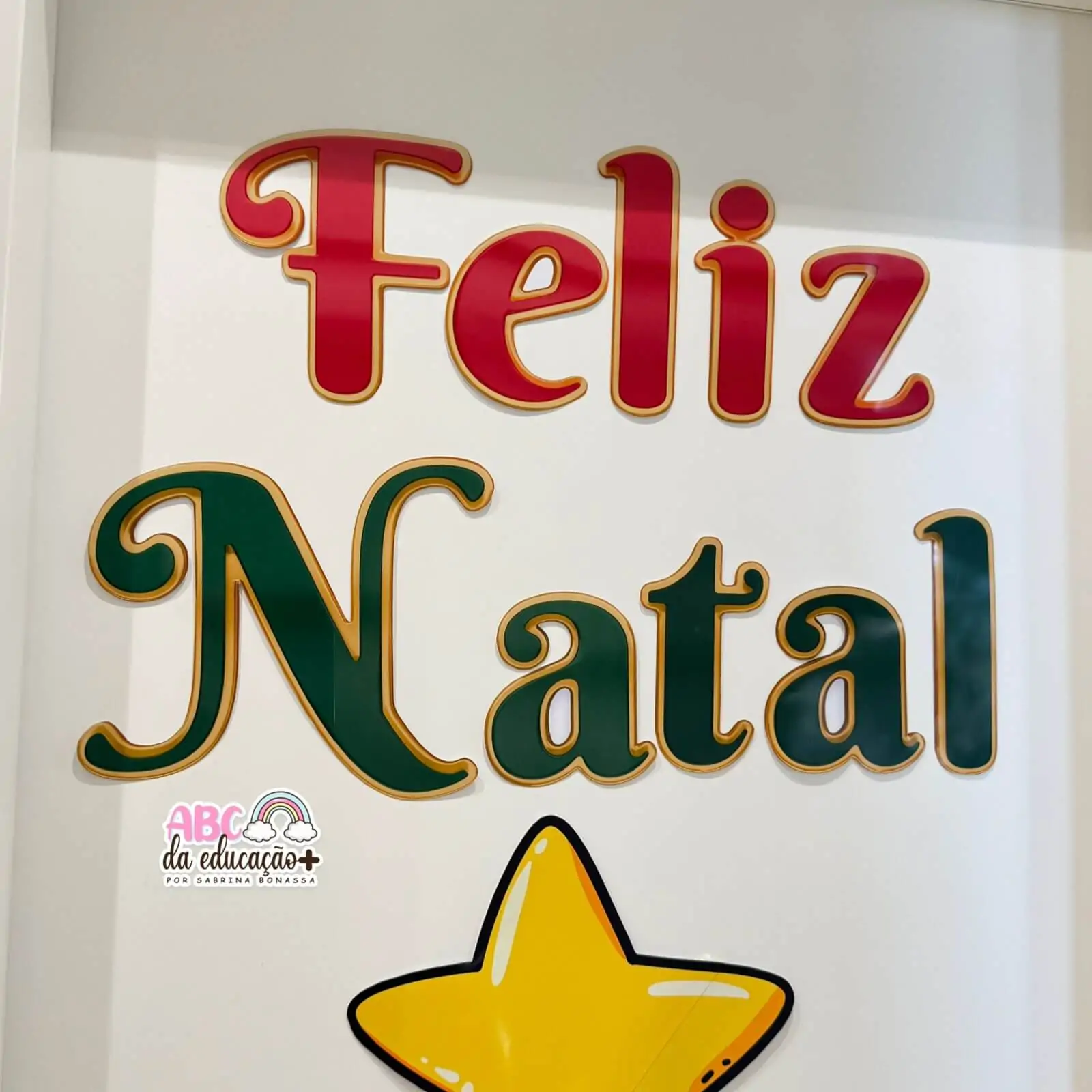 Painel de Porta Natal – Árvore com Crepom - Imagem 8