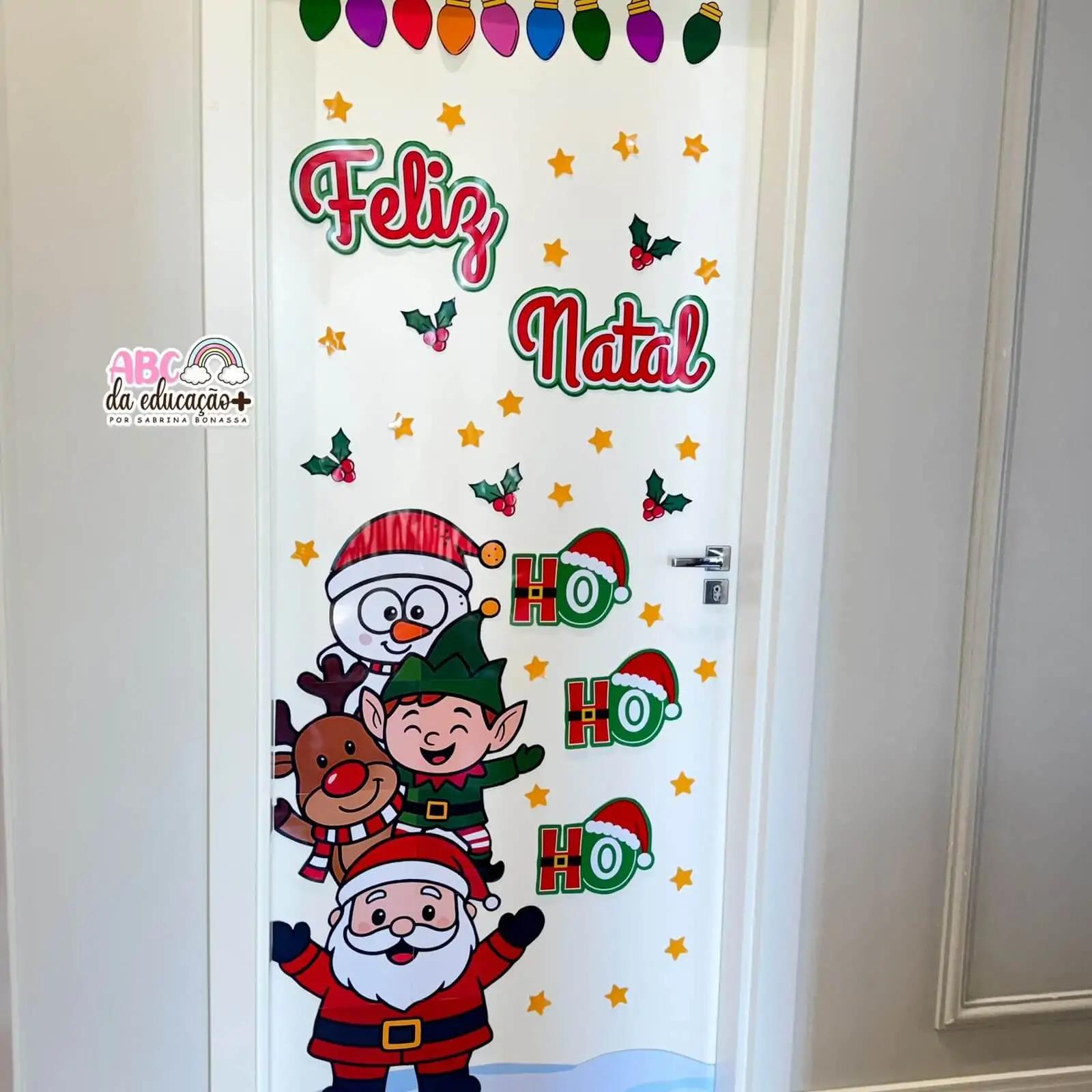 Painel de Porta Natal – Ho Ho Ho