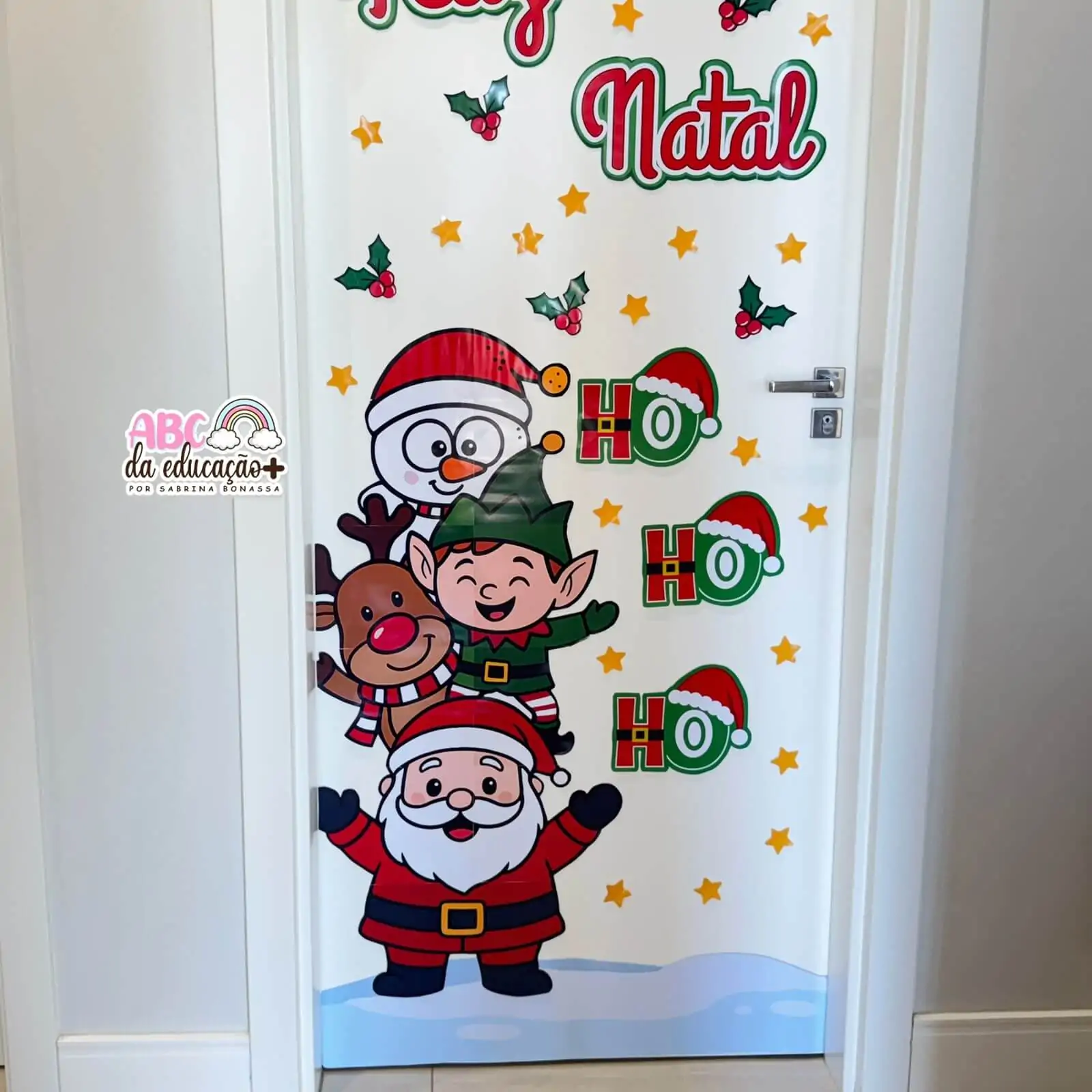 Painel de Porta Natal – Ho Ho Ho - Imagem 4