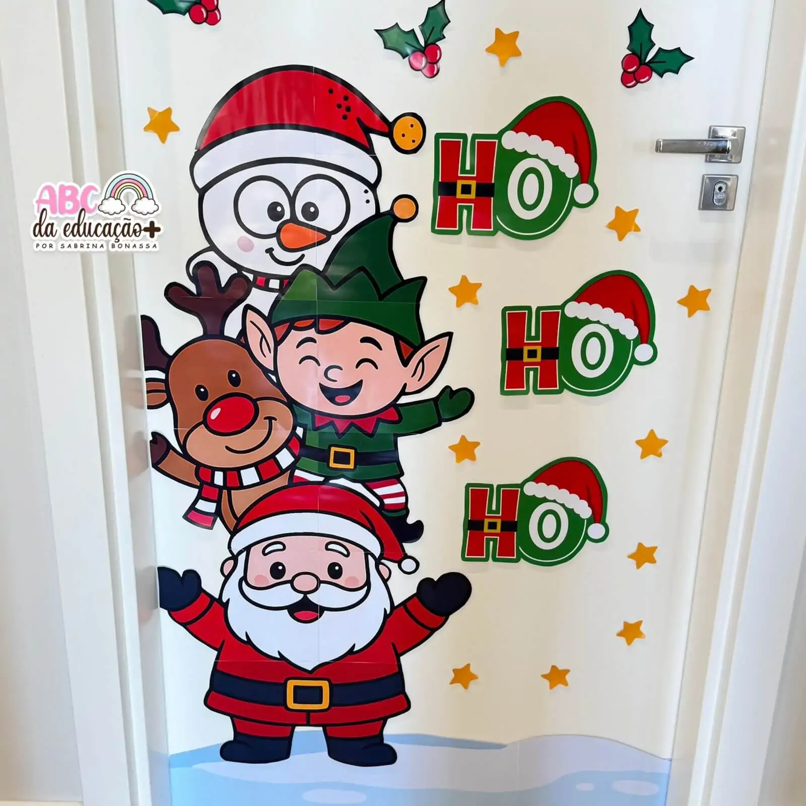 Painel de Porta Natal – Ho Ho Ho - Imagem 3