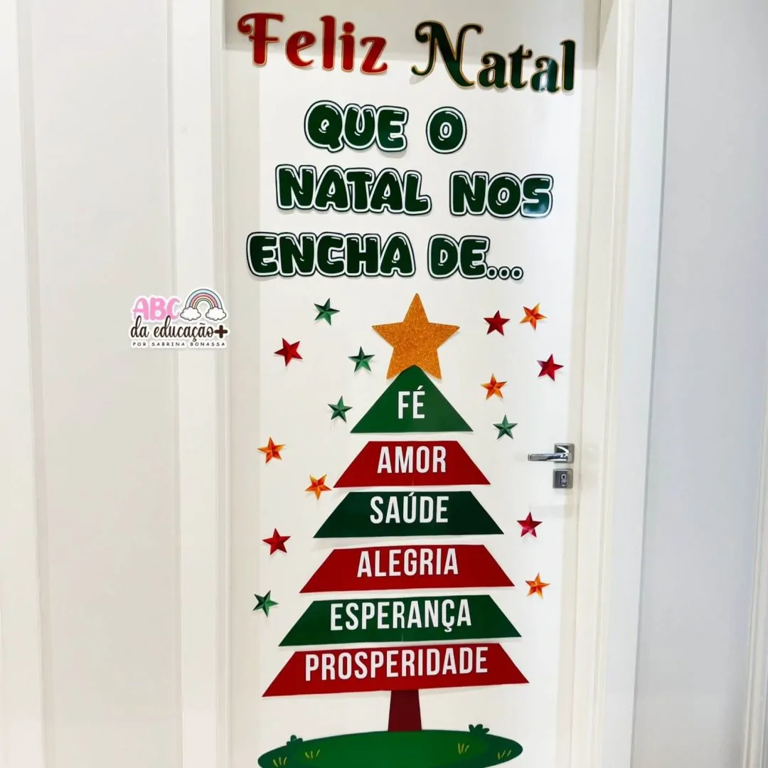 Painel de Porta Natal – Árvore dos Desejos