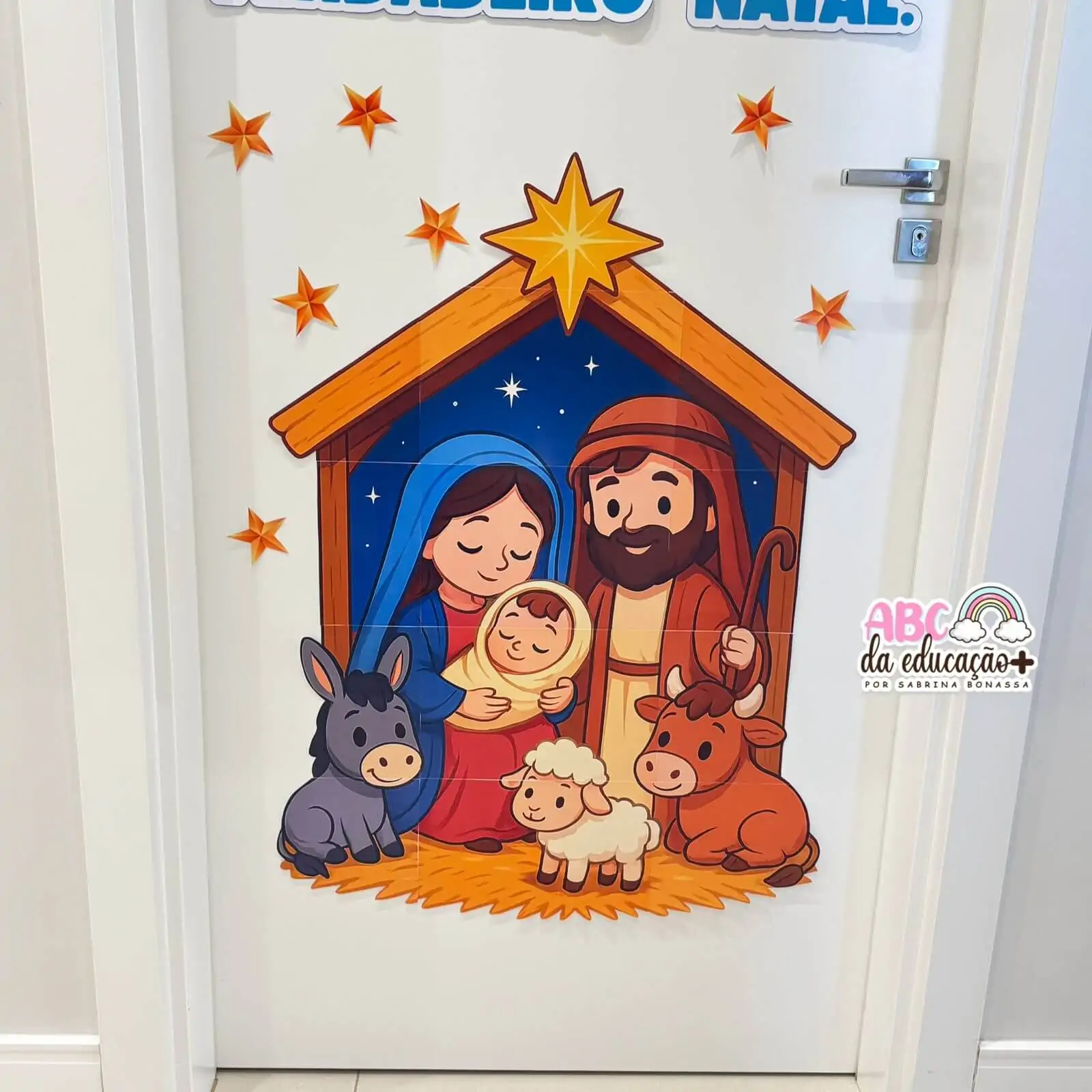 Painel de Porta Natal – O Verdadeiro Natal - Imagem 5