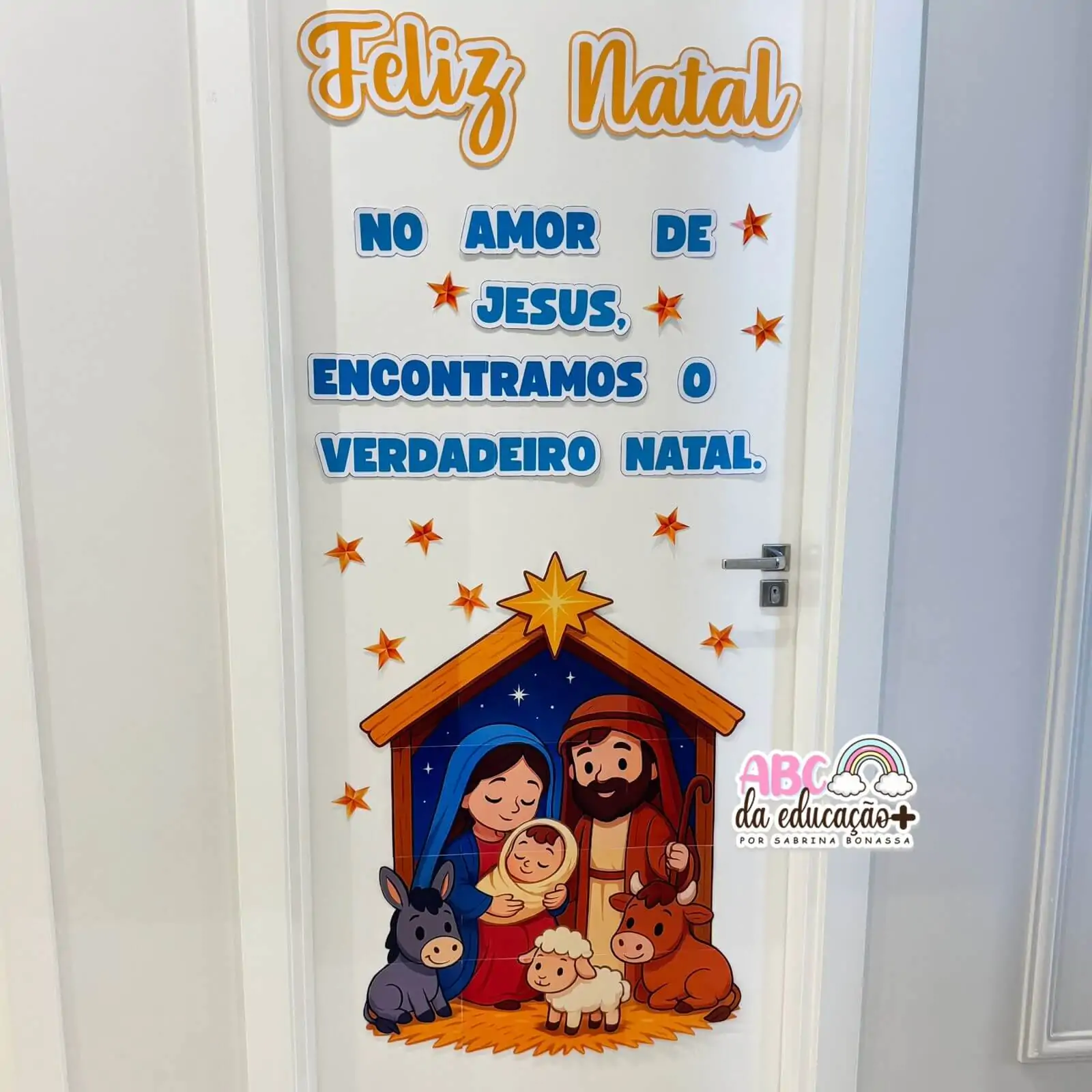 Painel de Porta Natal – O Verdadeiro Natal - Imagem 4