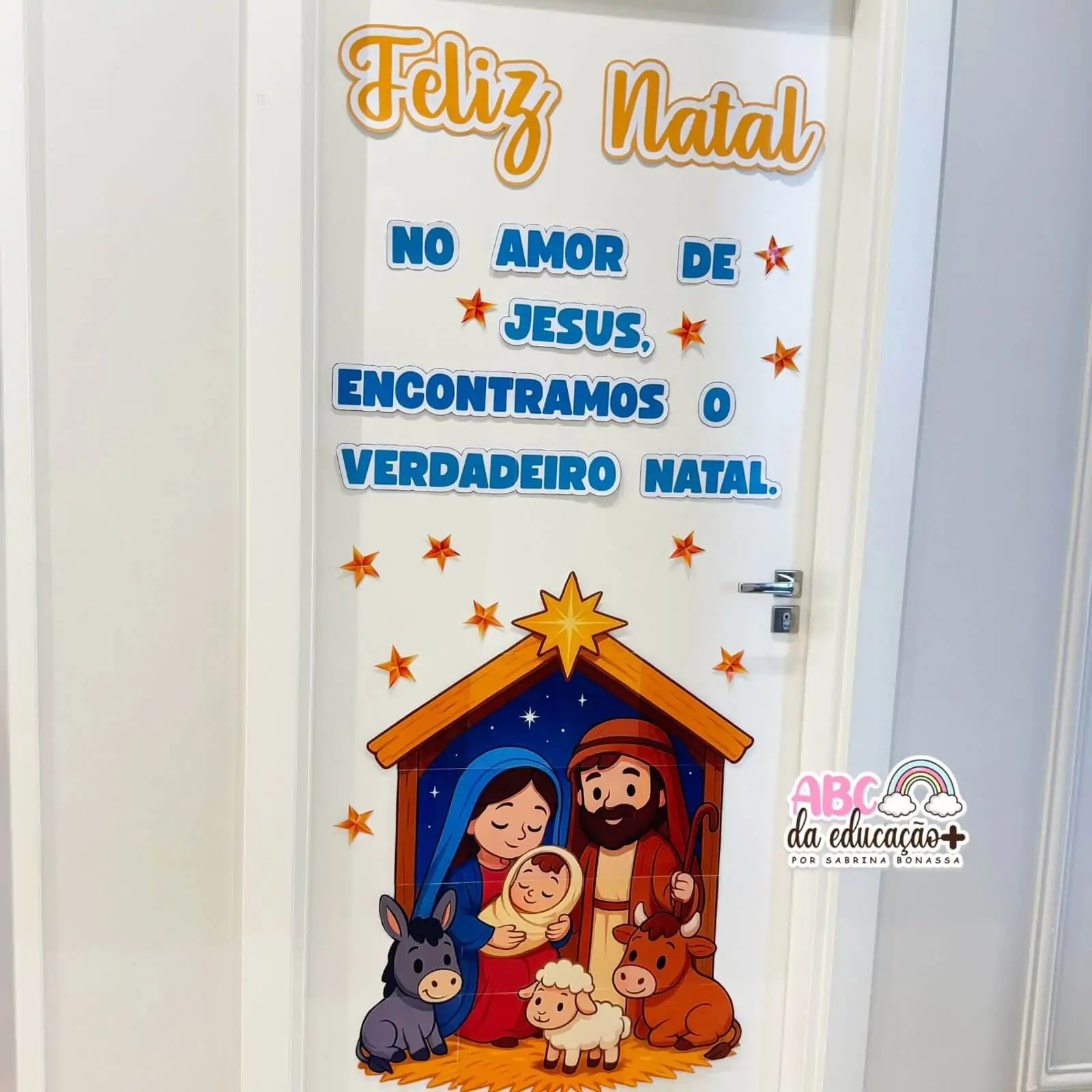 Painel de Porta Natal – O Verdadeiro Natal - Imagem 3