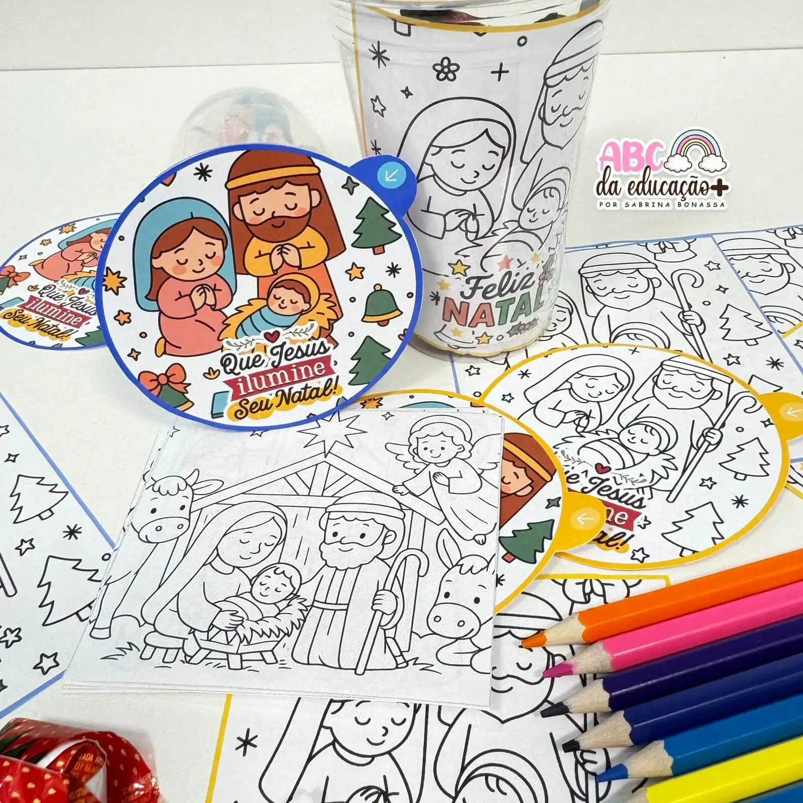 Copinho Lembrancinha Jesus Nasceu – Feliz Natal - Imagem 7