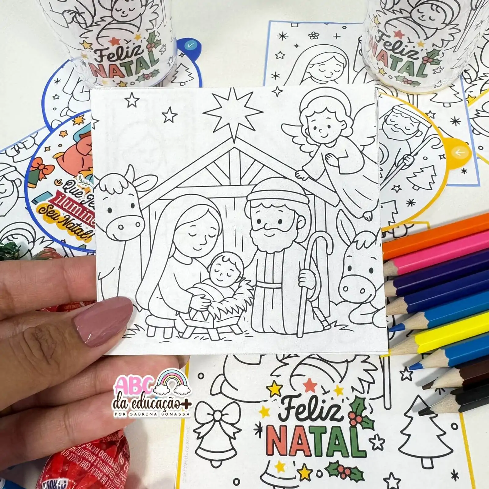 Copinho Lembrancinha Jesus Nasceu – Feliz Natal - Imagem 6