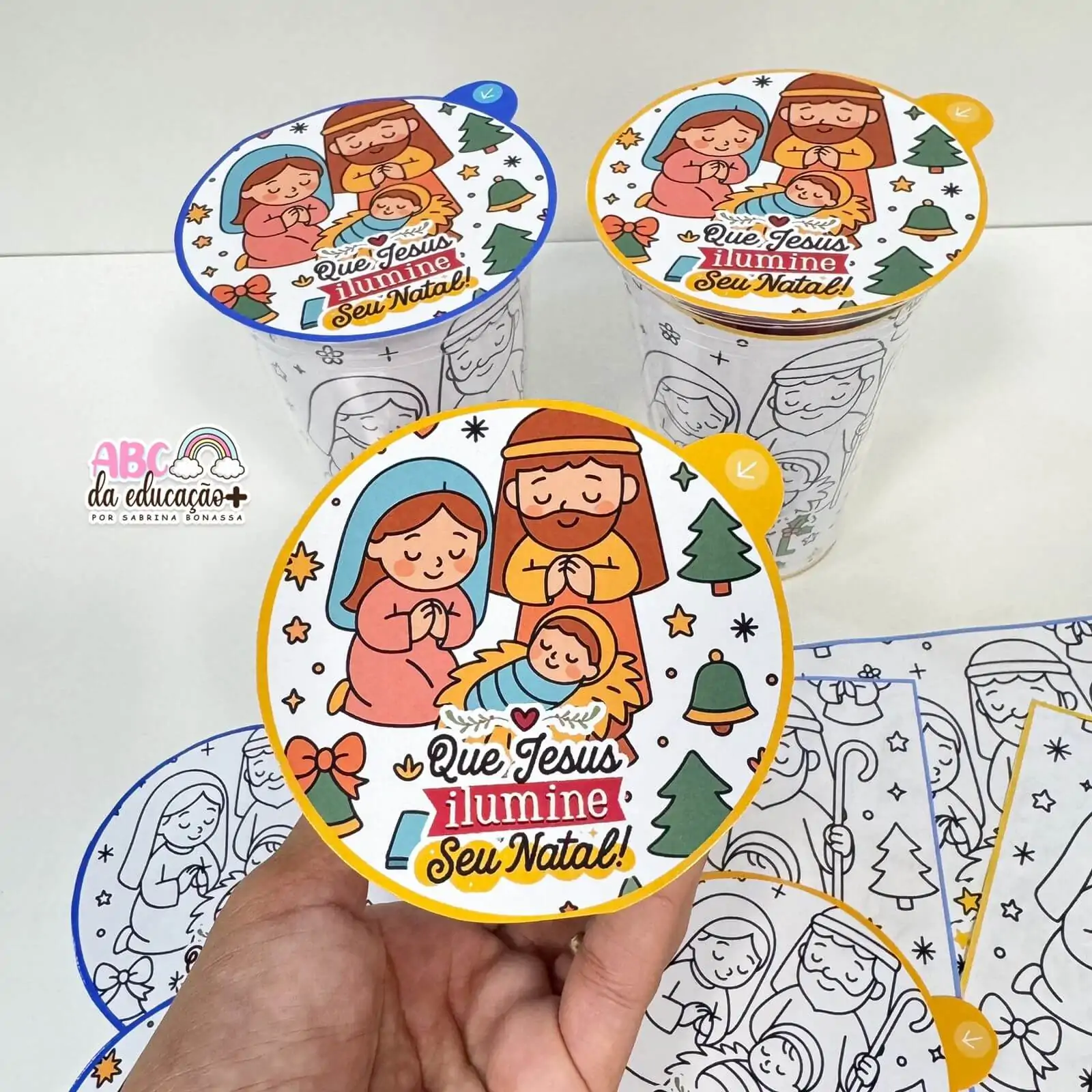 Copinho Lembrancinha Jesus Nasceu – Feliz Natal - Imagem 5