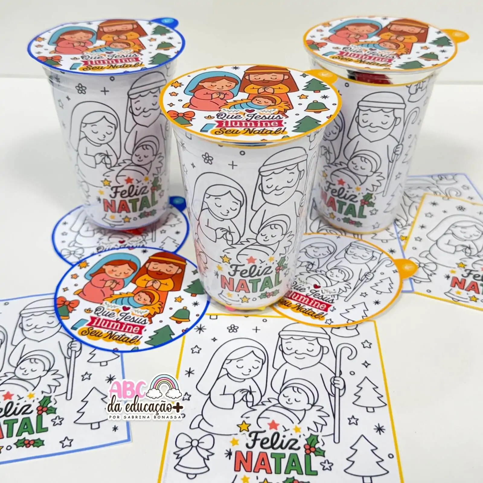 Copinho Lembrancinha Jesus Nasceu – Feliz Natal - Imagem 4