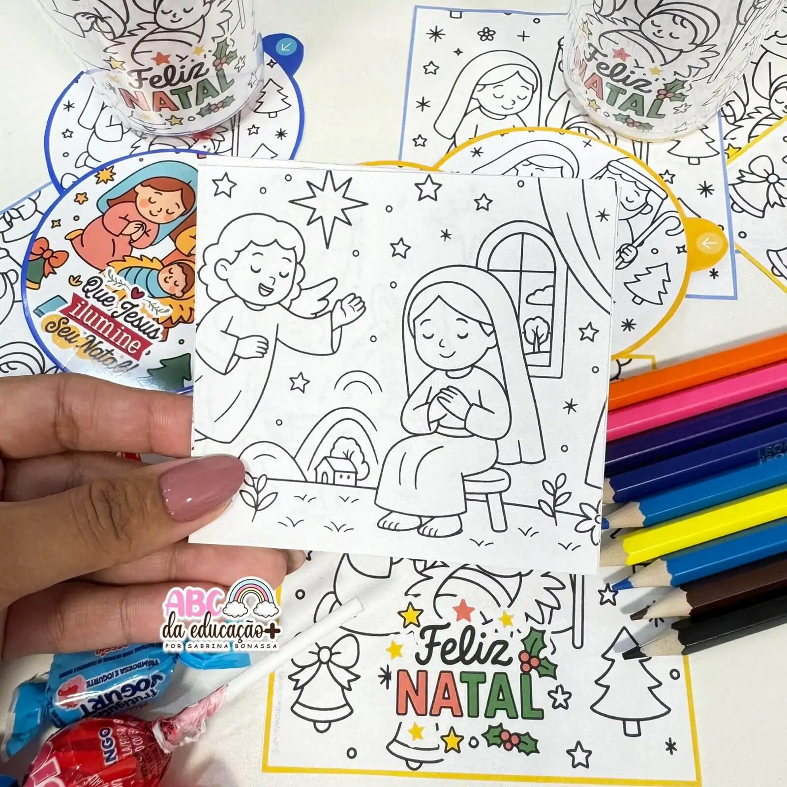 Copinho Lembrancinha Jesus Nasceu – Feliz Natal - Imagem 2