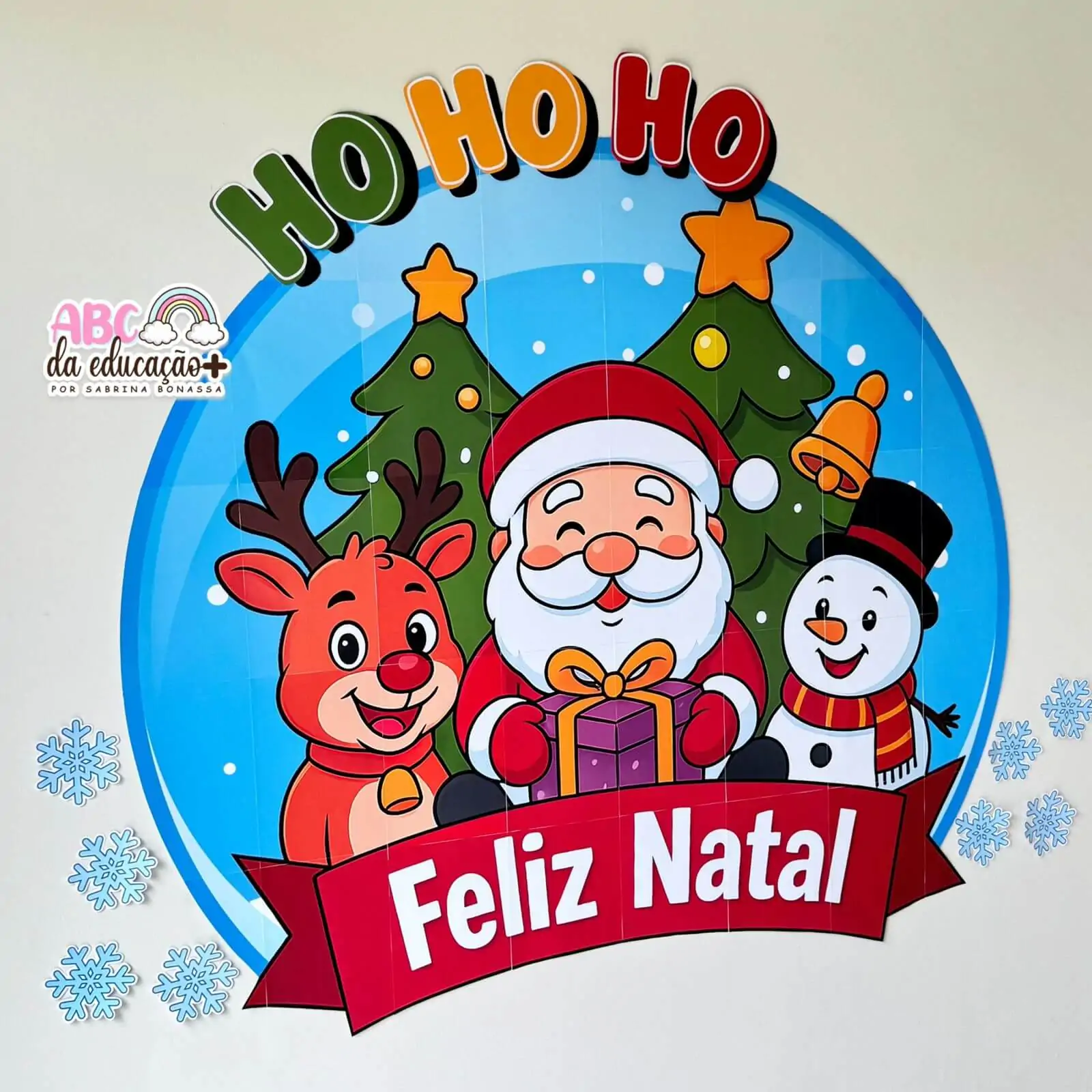 Painel Circular Natalino – Feliz Natal - Imagem 4