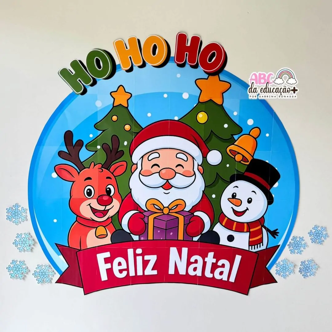 Painel Circular Natalino – Feliz Natal