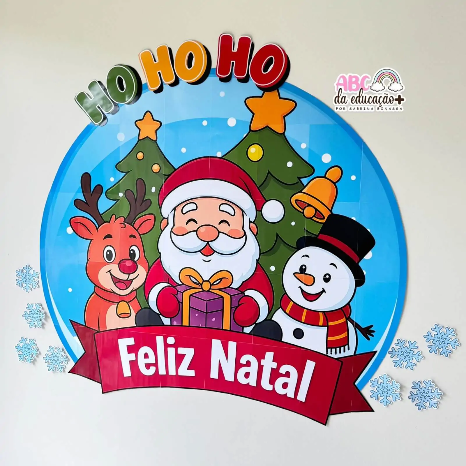 Painel Circular Natalino – Feliz Natal - Imagem 3