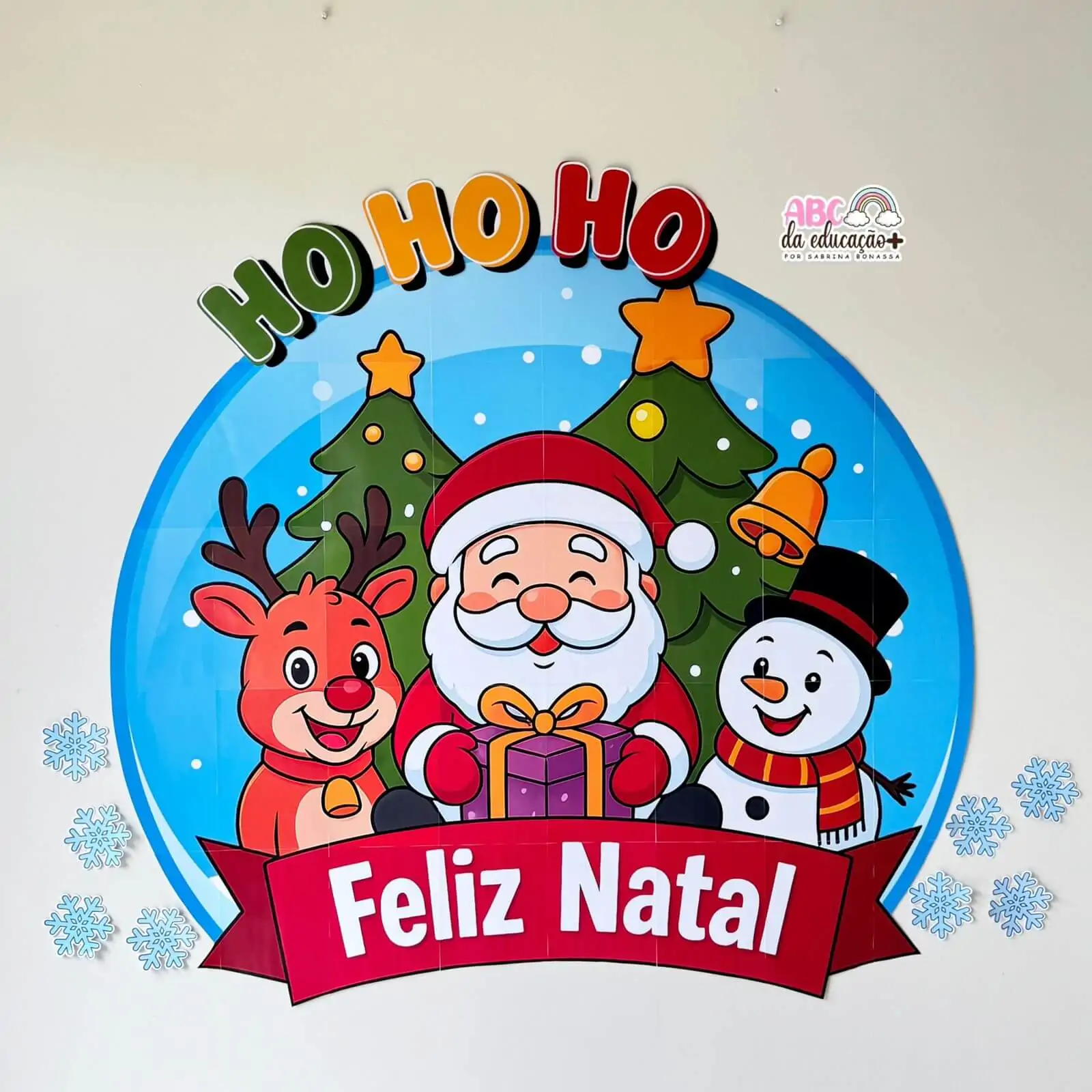 Painel Circular Natalino – Feliz Natal - Imagem 2