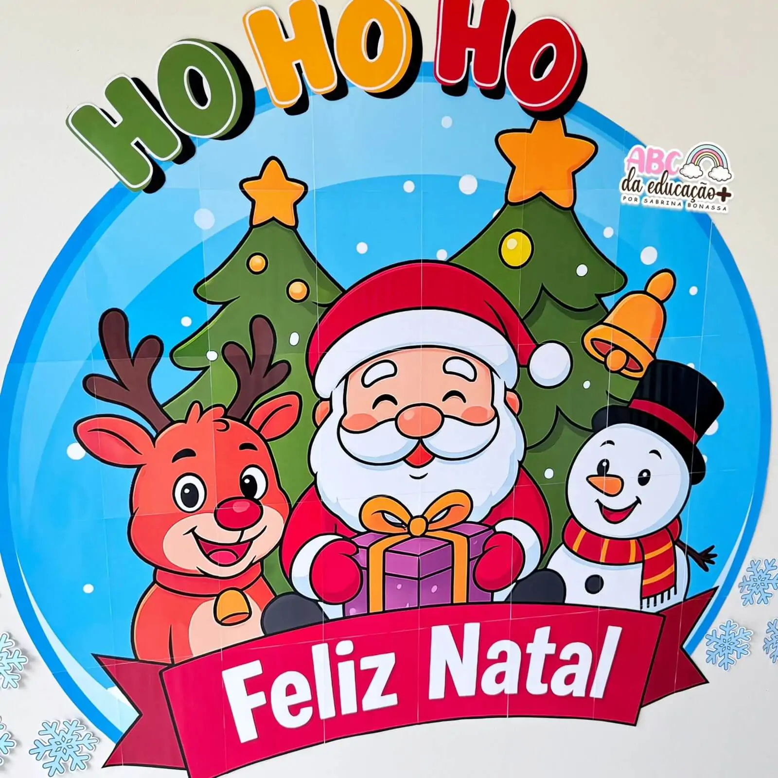 Painel Circular Natalino – Feliz Natal - Imagem 5