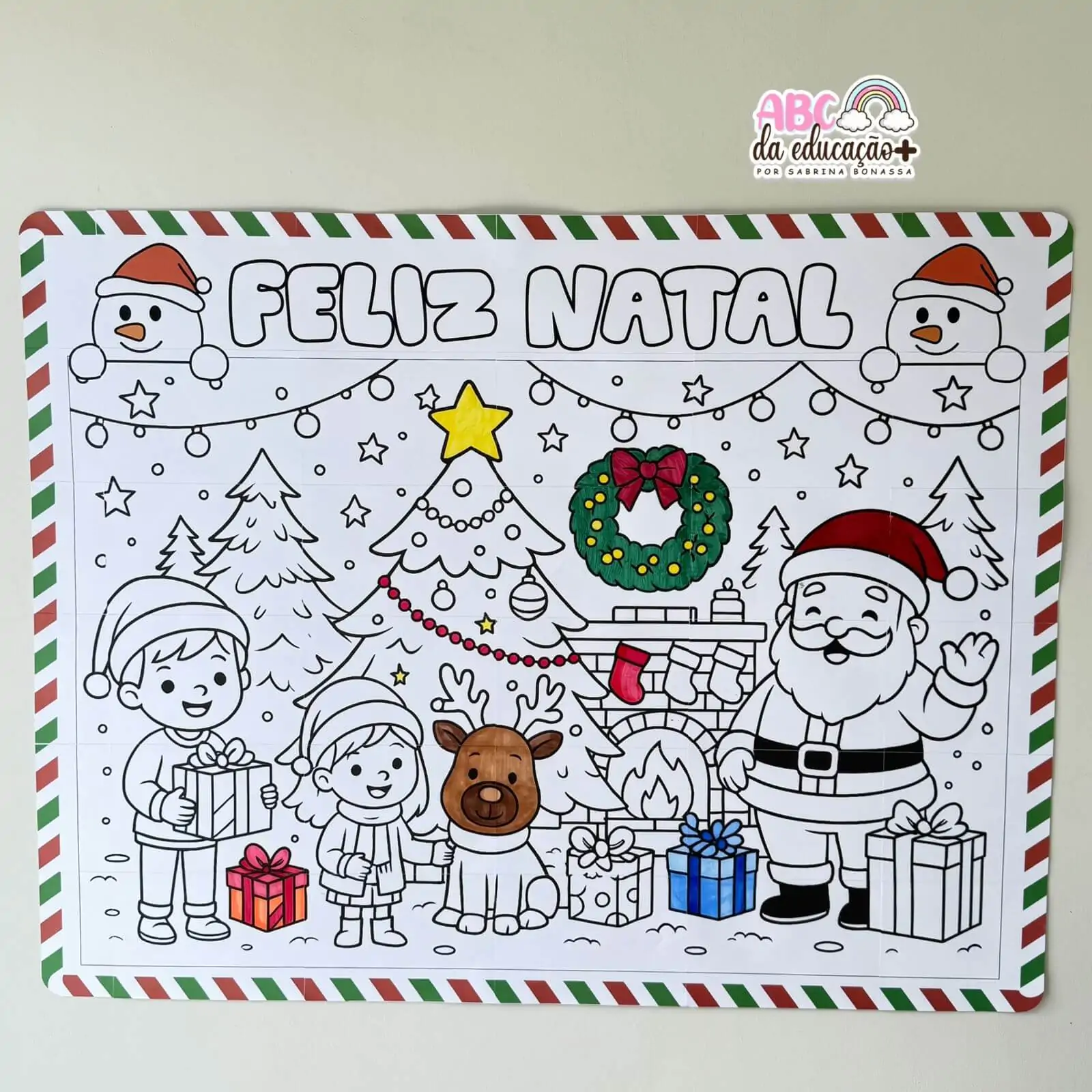 Painel de Natal Goods – Para Colorir - Imagem 6