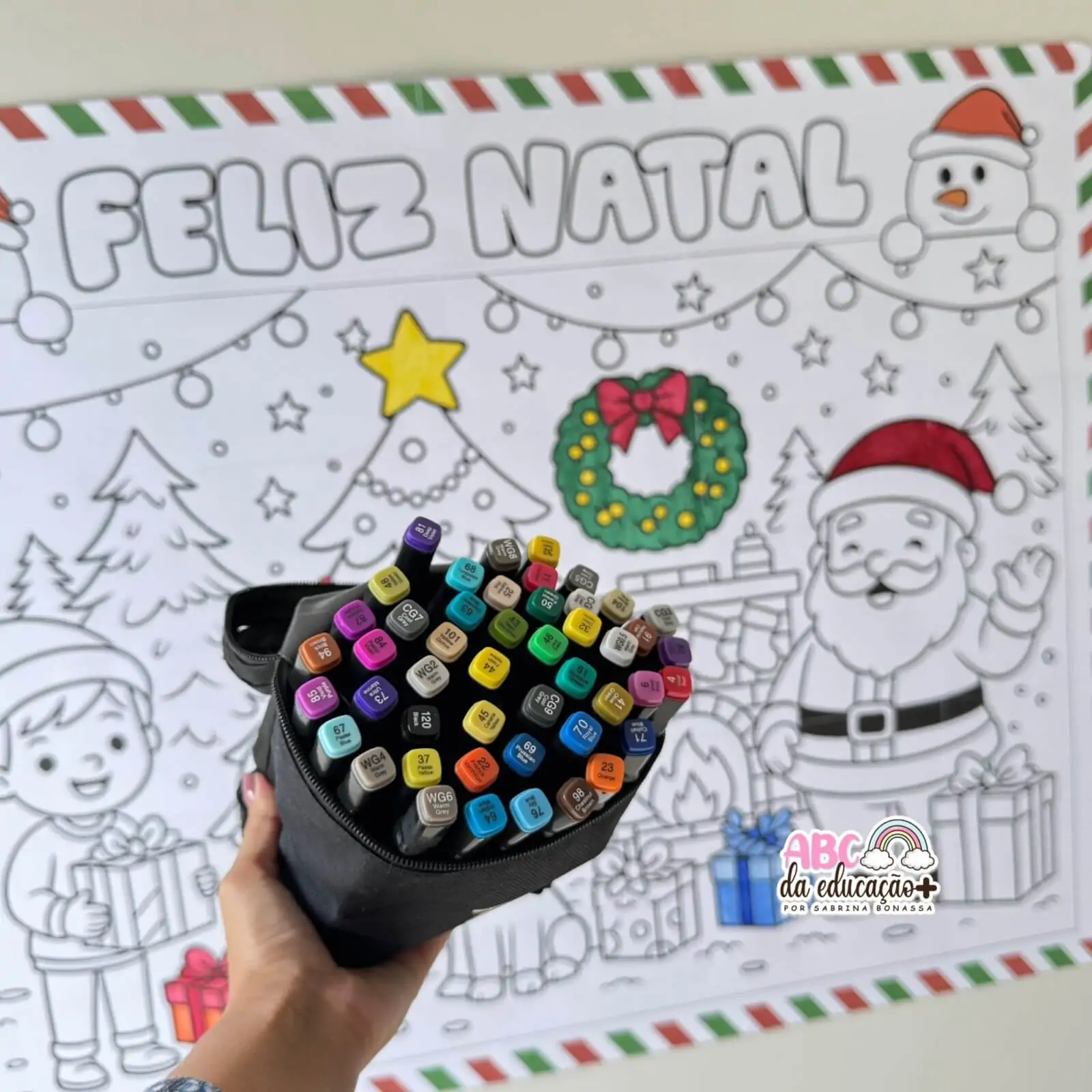Painel de Natal Goods – Para Colorir - Imagem 5