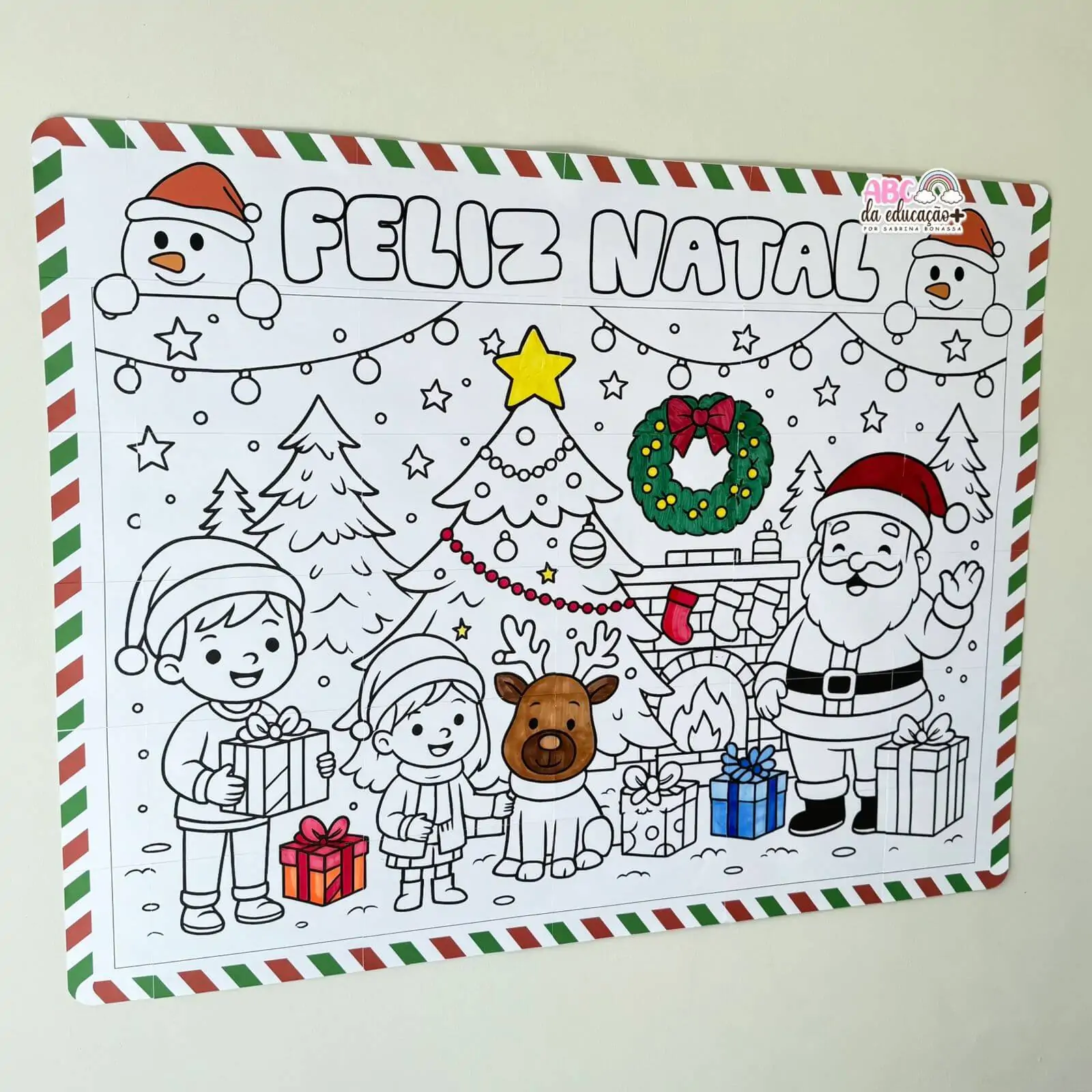 Painel de Natal Goods – Para Colorir - Imagem 4