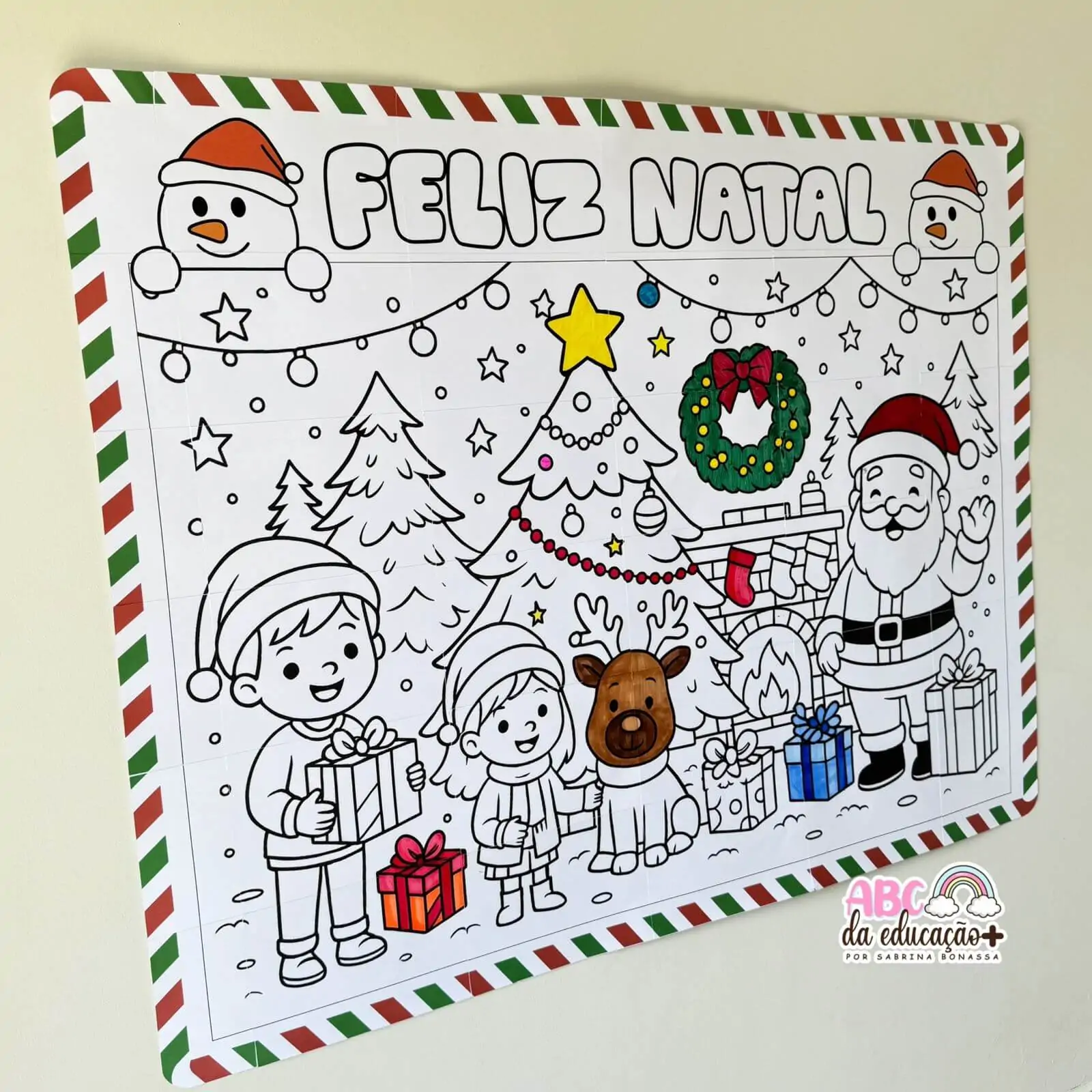 Painel de Natal Goods – Para Colorir - Imagem 3