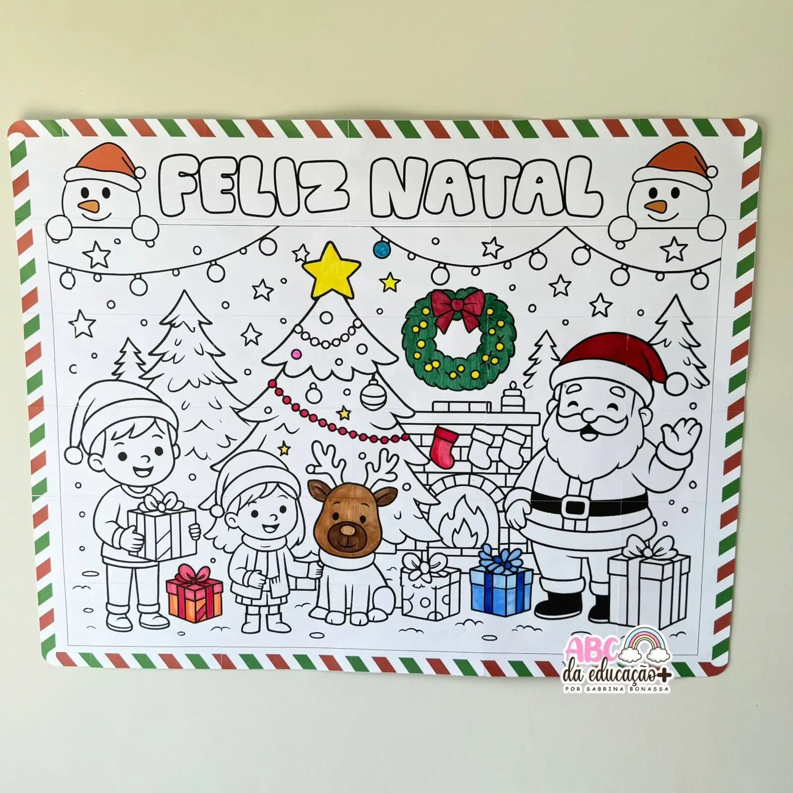 Painel de Natal Goods – Para Colorir - Imagem 2