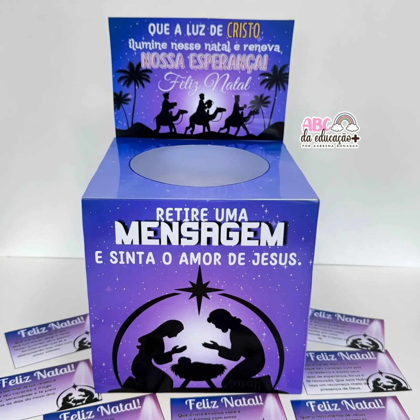 Caixa de Mensagens Natal Cristão