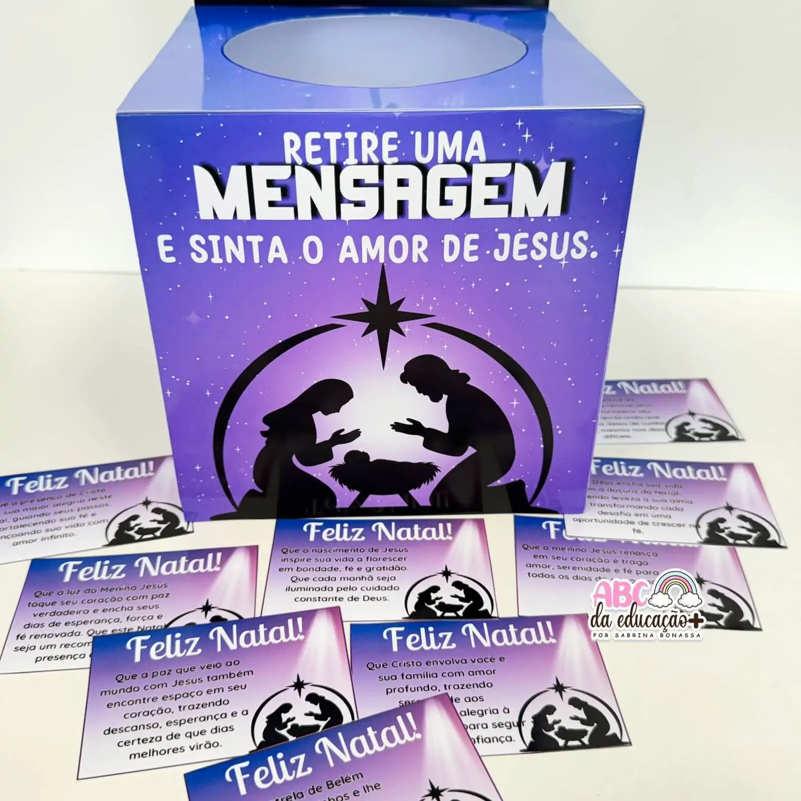 Caixa de Mensagens Natal Cristão - Imagem 4