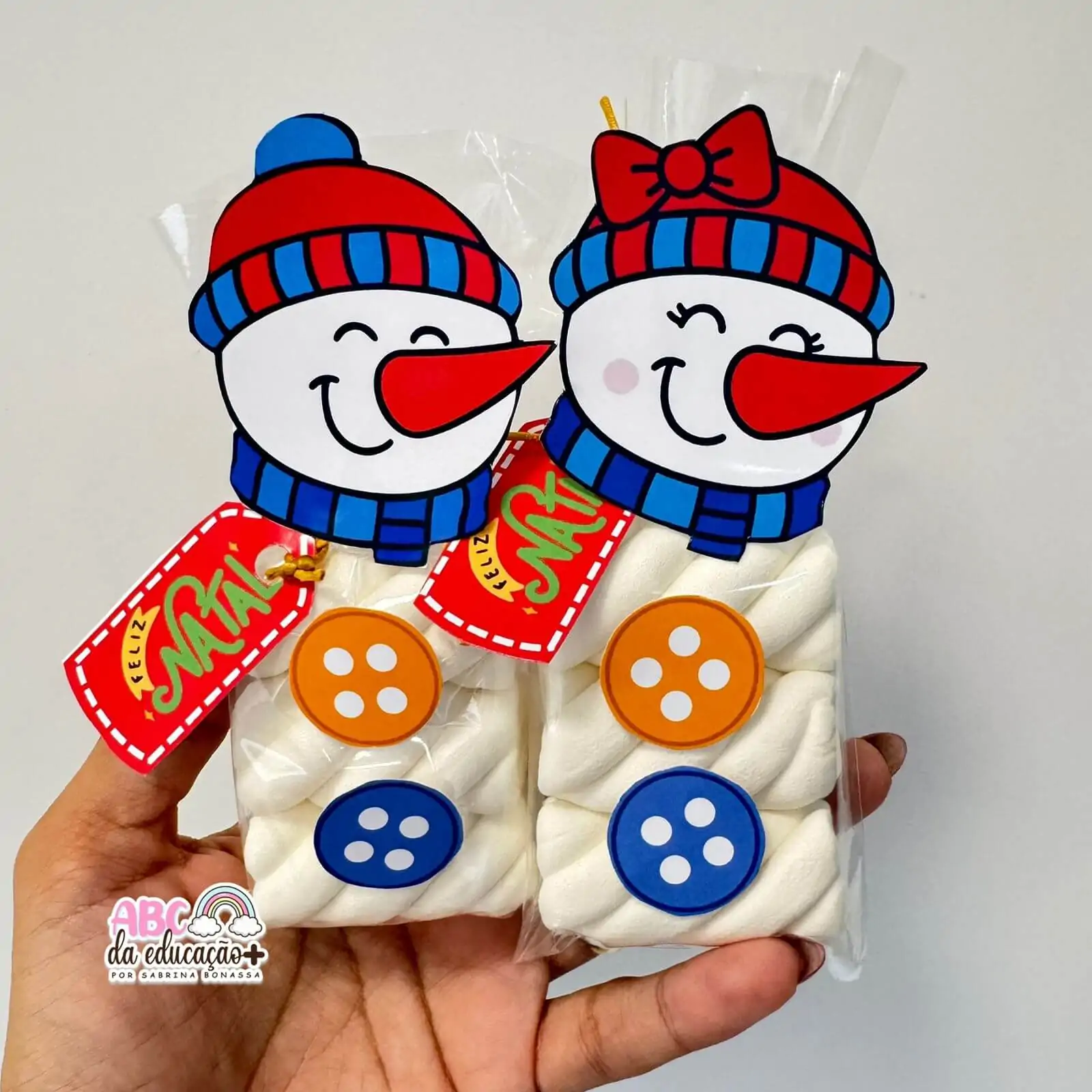 Lembrancinha de Natal Boneco de Neve