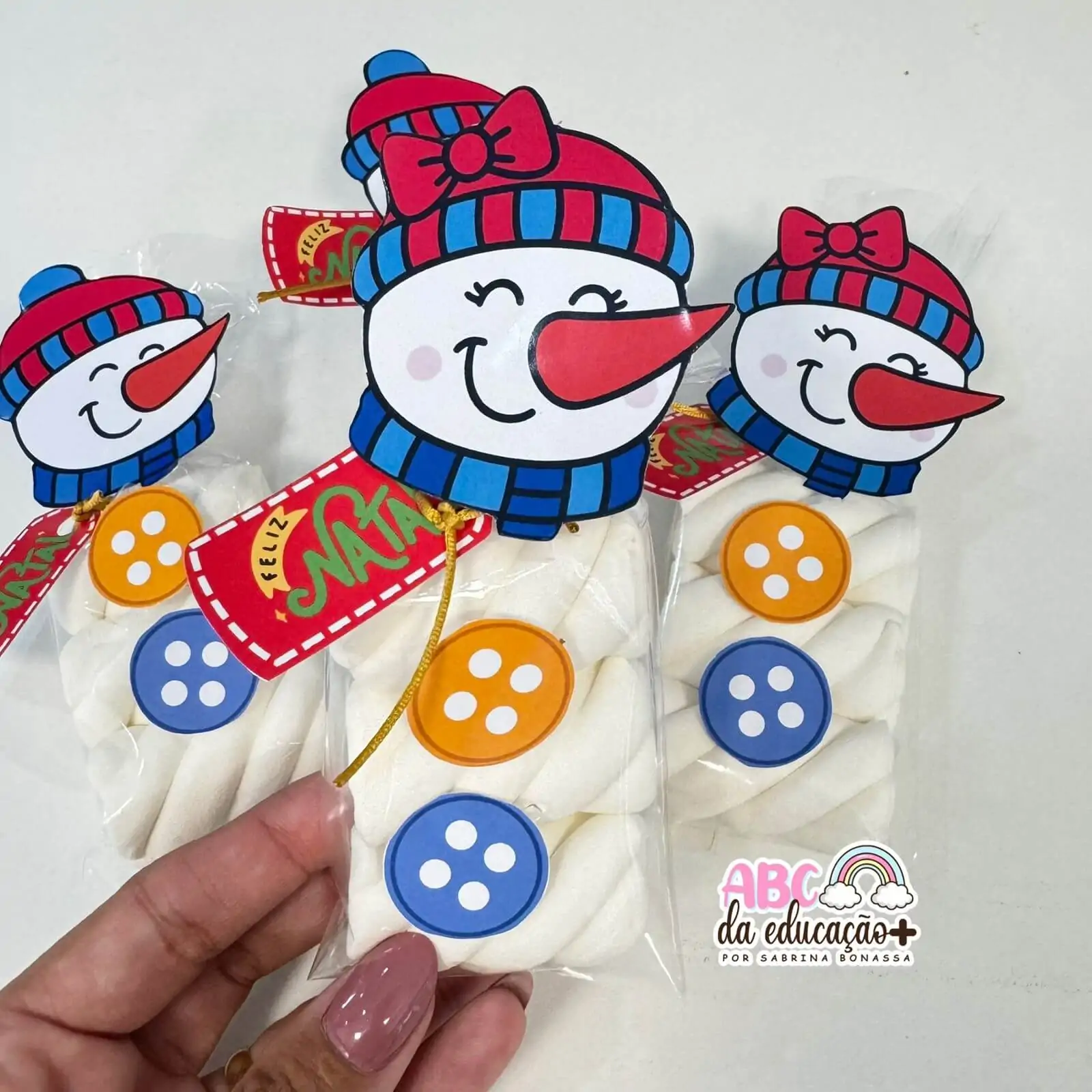 Lembrancinha de Natal Boneco de Neve - Imagem 3