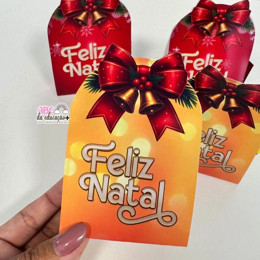 Lembrancinha de Natal – Gratidão à Equipe - Mensagem Editável