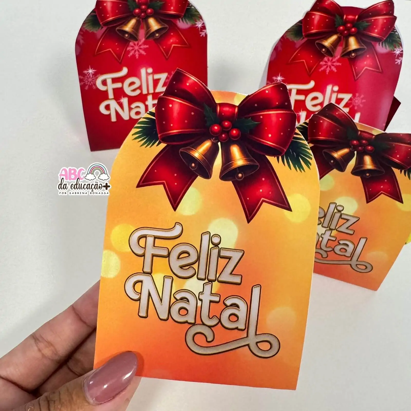 Lembrancinha de Natal – Gratidão à Equipe - Mensagem Editável